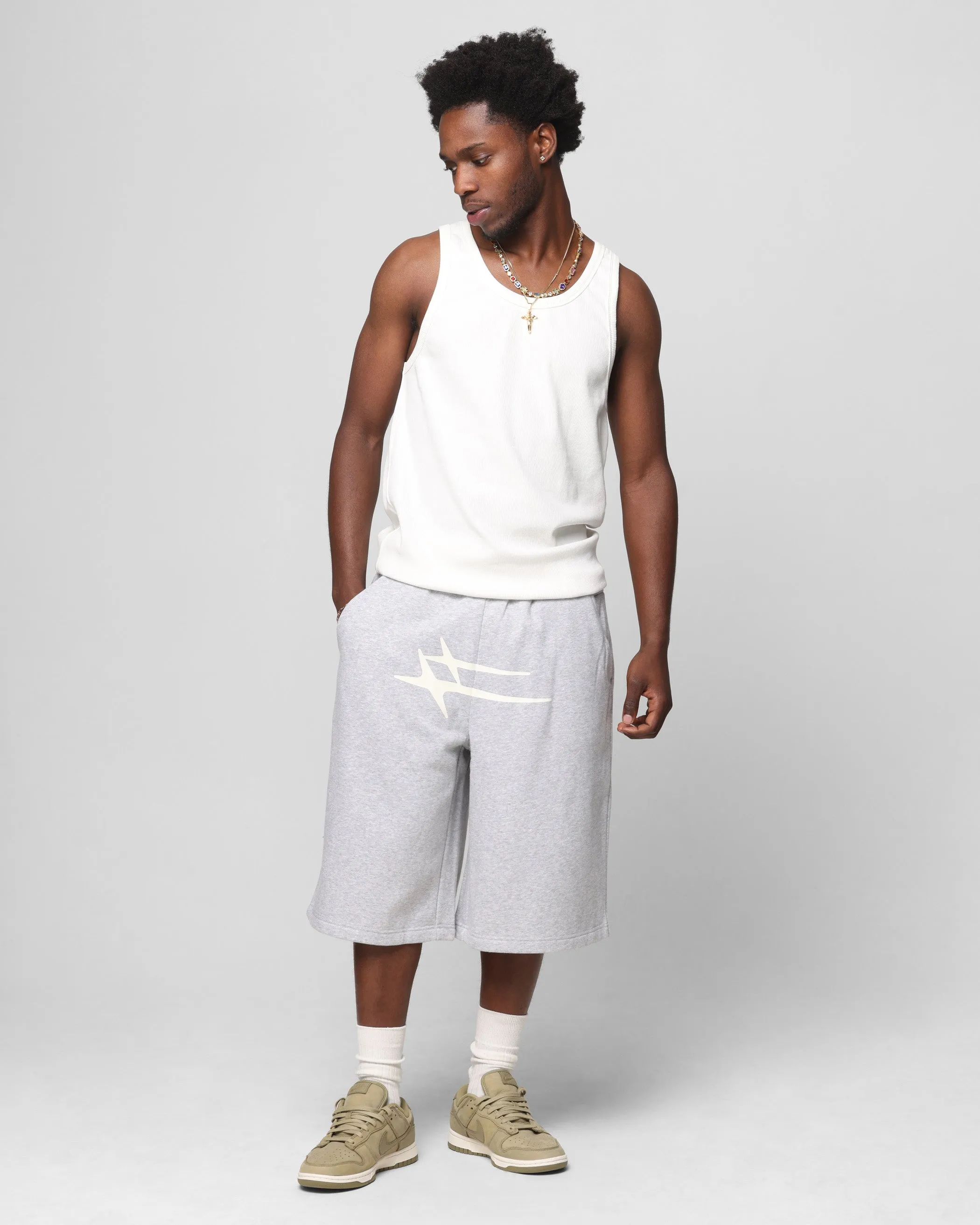 Loiter Hybrid Premium Shorts Grey Marle sold by Culture Kings product image thumbnail 2