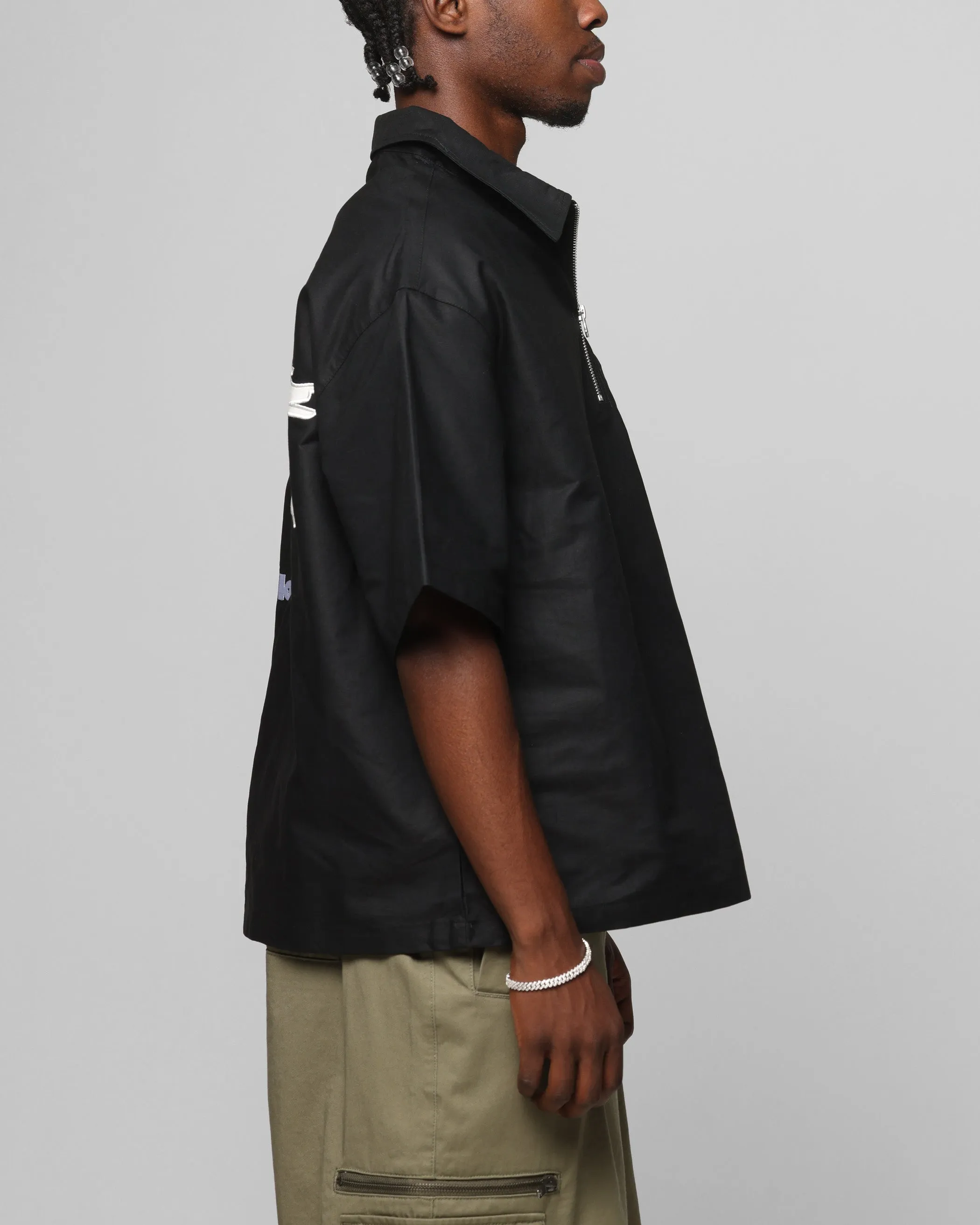Loiter Rodeo Quarter Zip Up Shirt Black sold by Culture Kings product image thumbnail 5