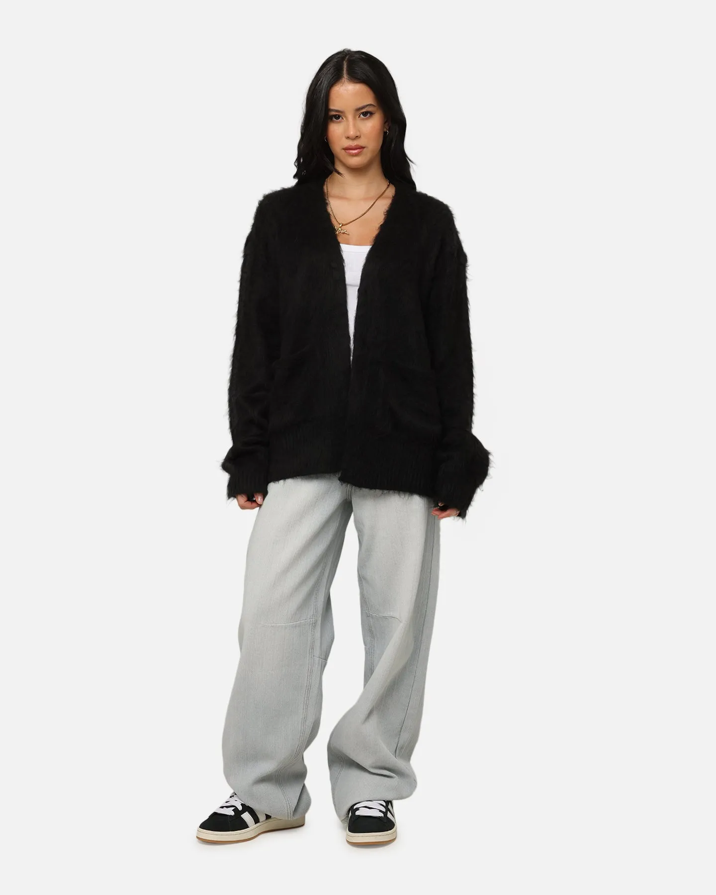 XXIII Fuzzy Cardigan Black sold by Culture Kings product image thumbnail 2