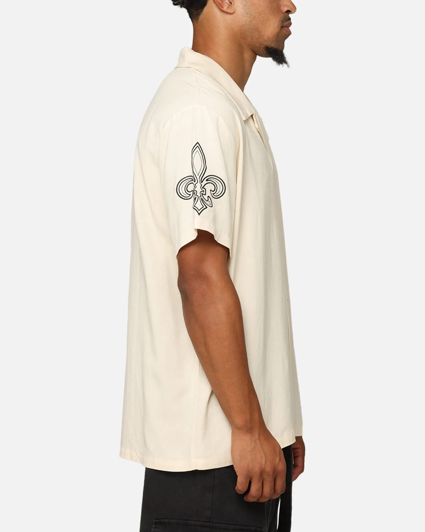 XXIII Fleur Linen Button Up Shirt Off White sold by Culture Kings product image thumbnail 4