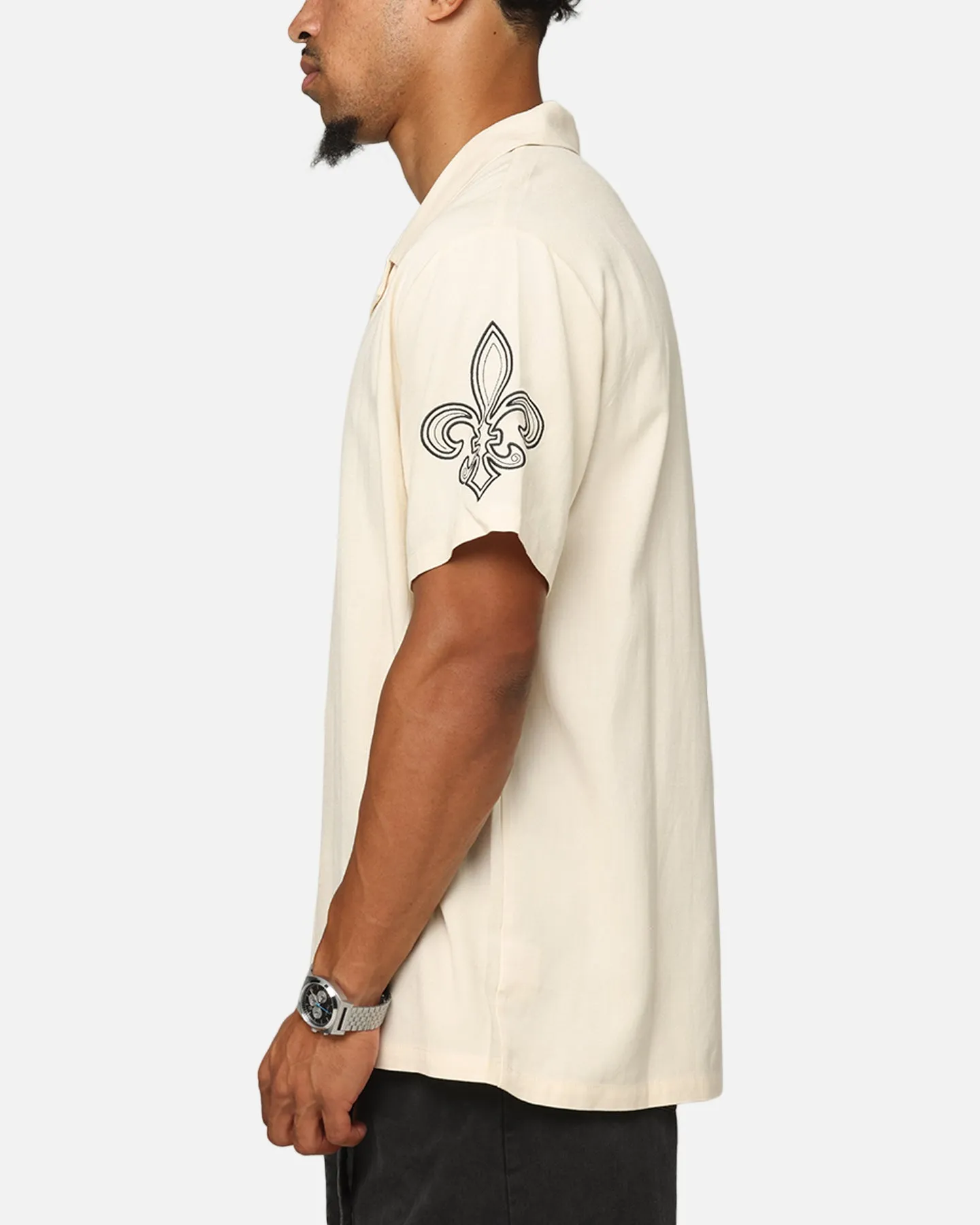 XXIII Fleur Linen Button Up Shirt Off White sold by Culture Kings product image thumbnail 5