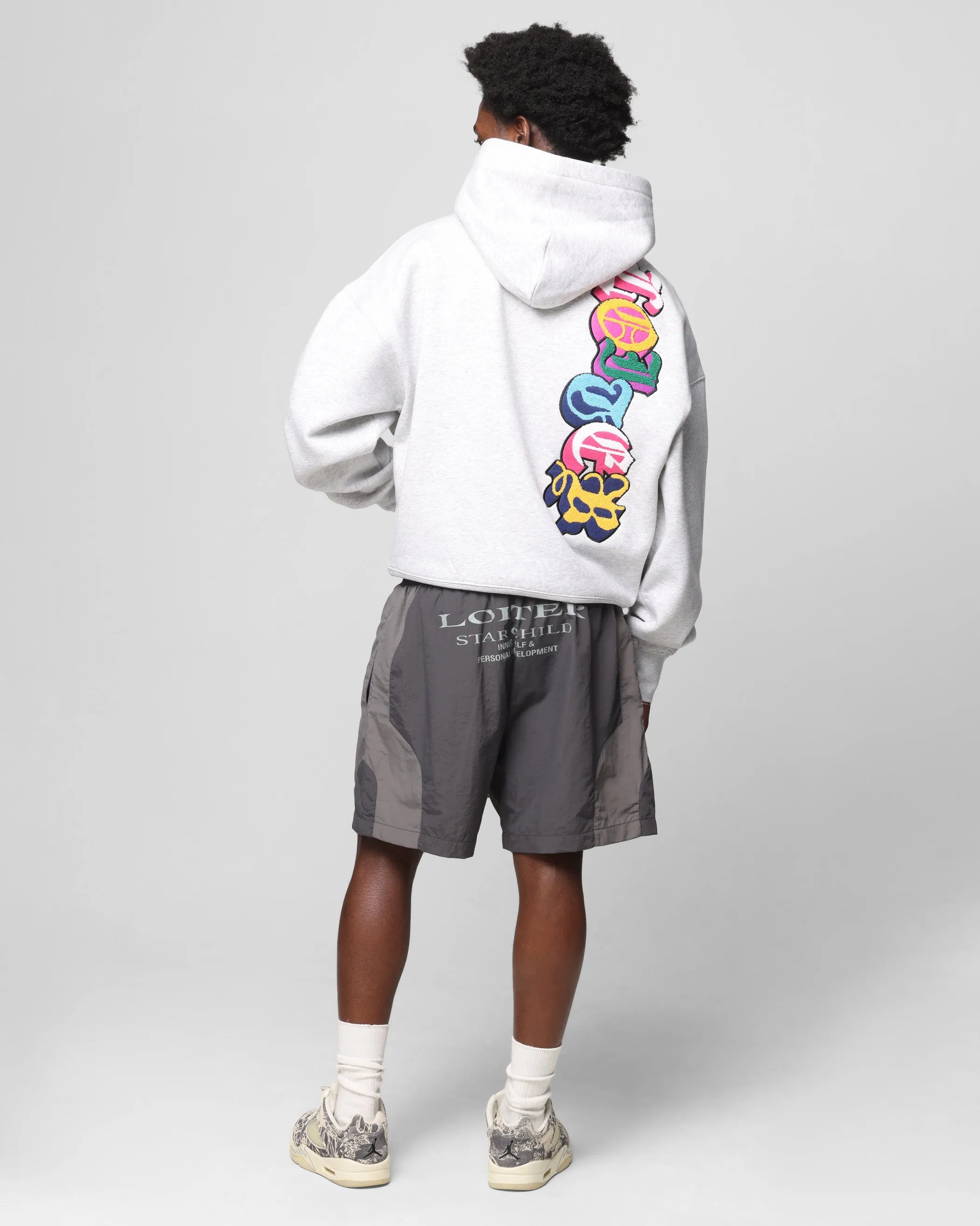 Loiter Chenille Premium Hoodie Grey Marle sold by Culture Kings product image thumbnail 3