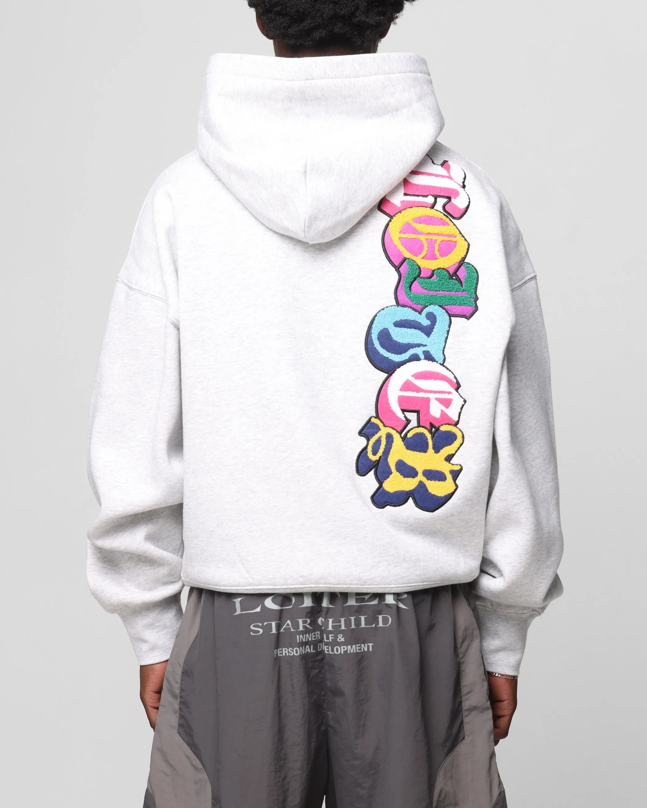 Loiter Chenille Premium Hoodie Grey Marle sold by Culture Kings