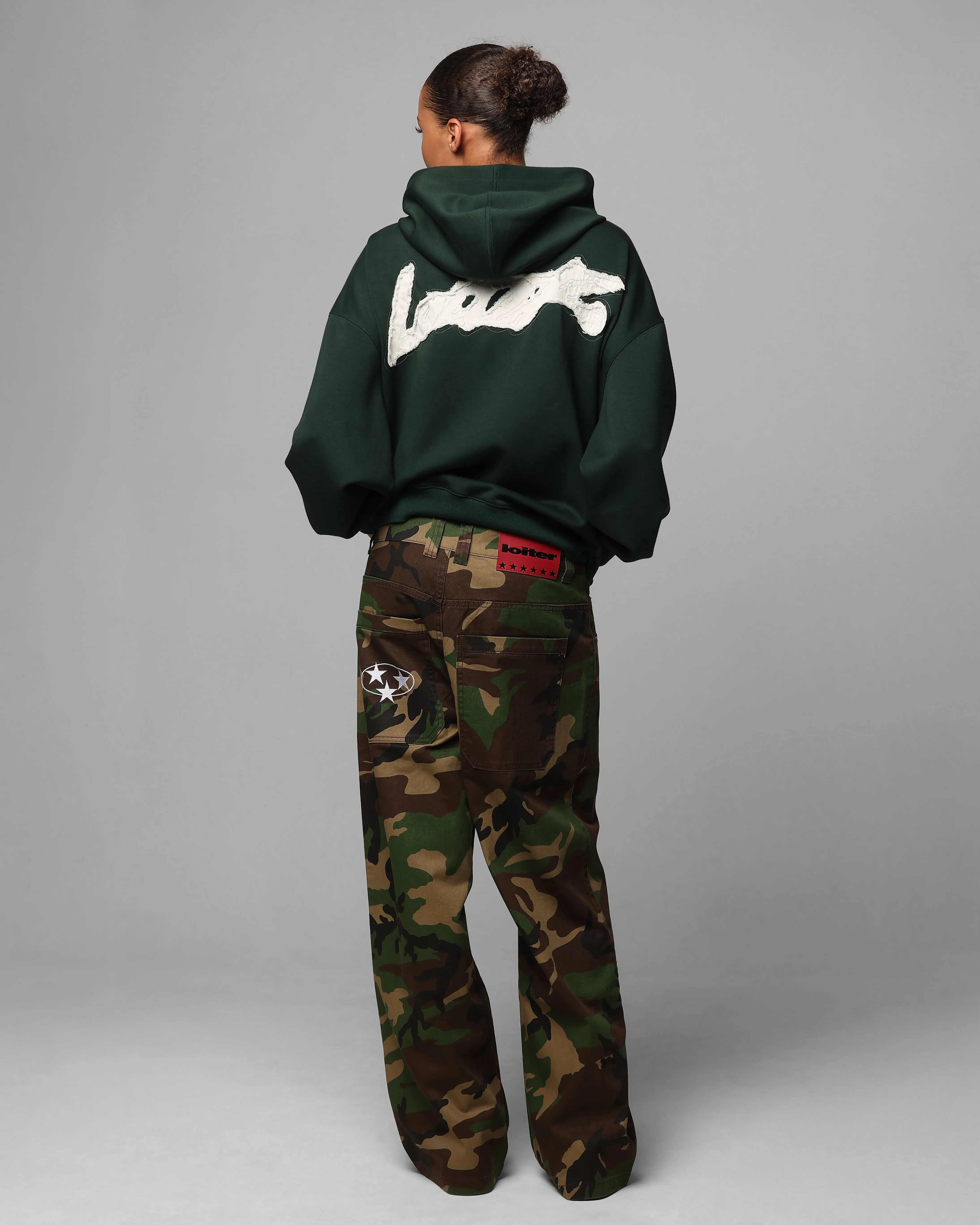 Loiter Chroma Premium Hoodie Dark Green sold by Culture Kings product image thumbnail 3