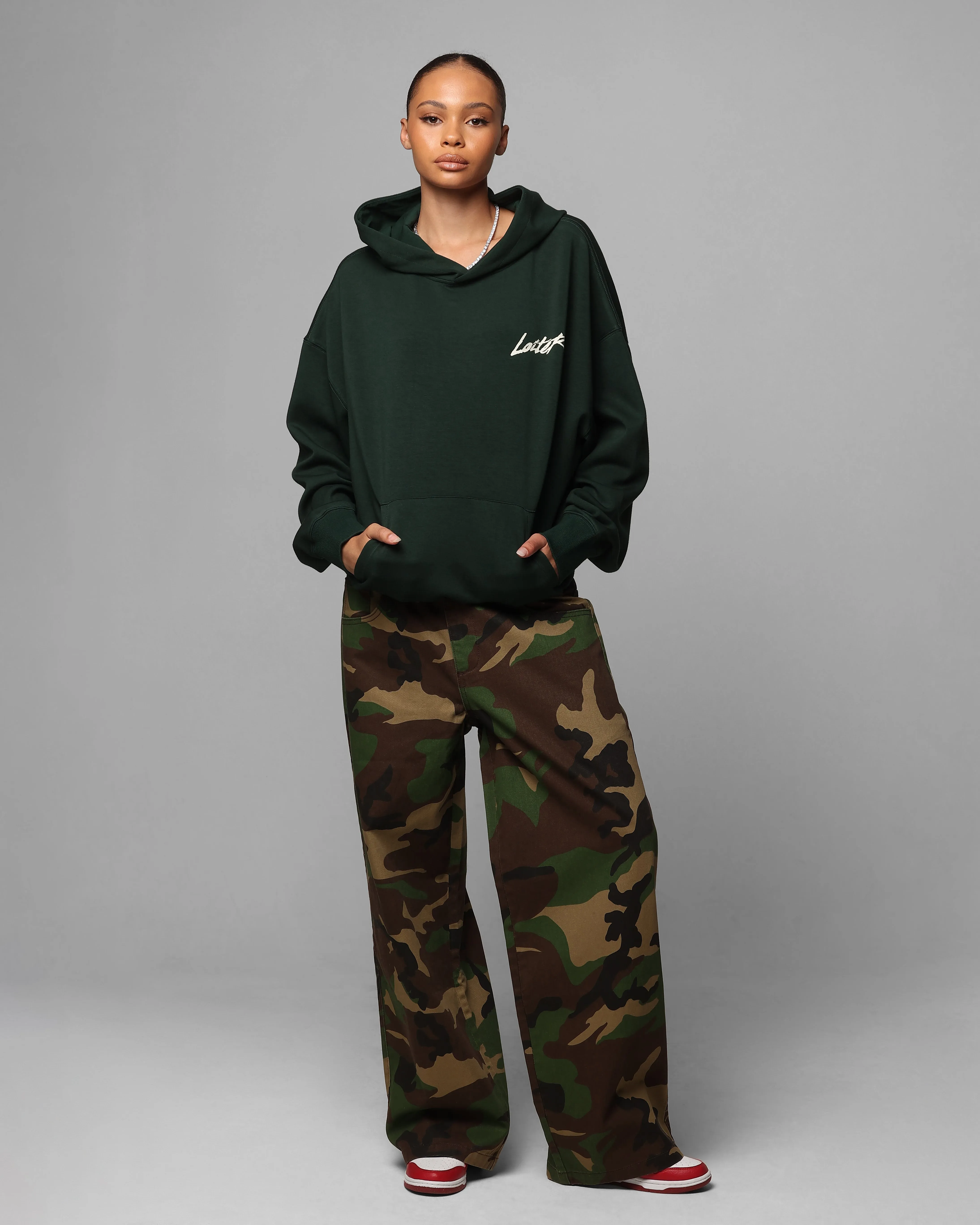 Loiter Chroma Premium Hoodie Dark Green sold by Culture Kings product image thumbnail 4