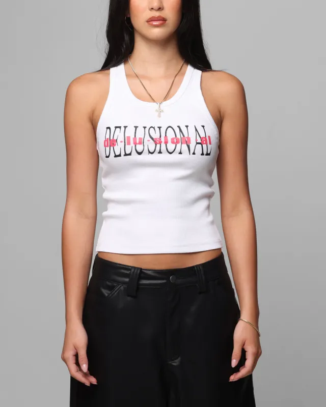 Loiter Women's Delusional Tank White sold by Culture Kings
