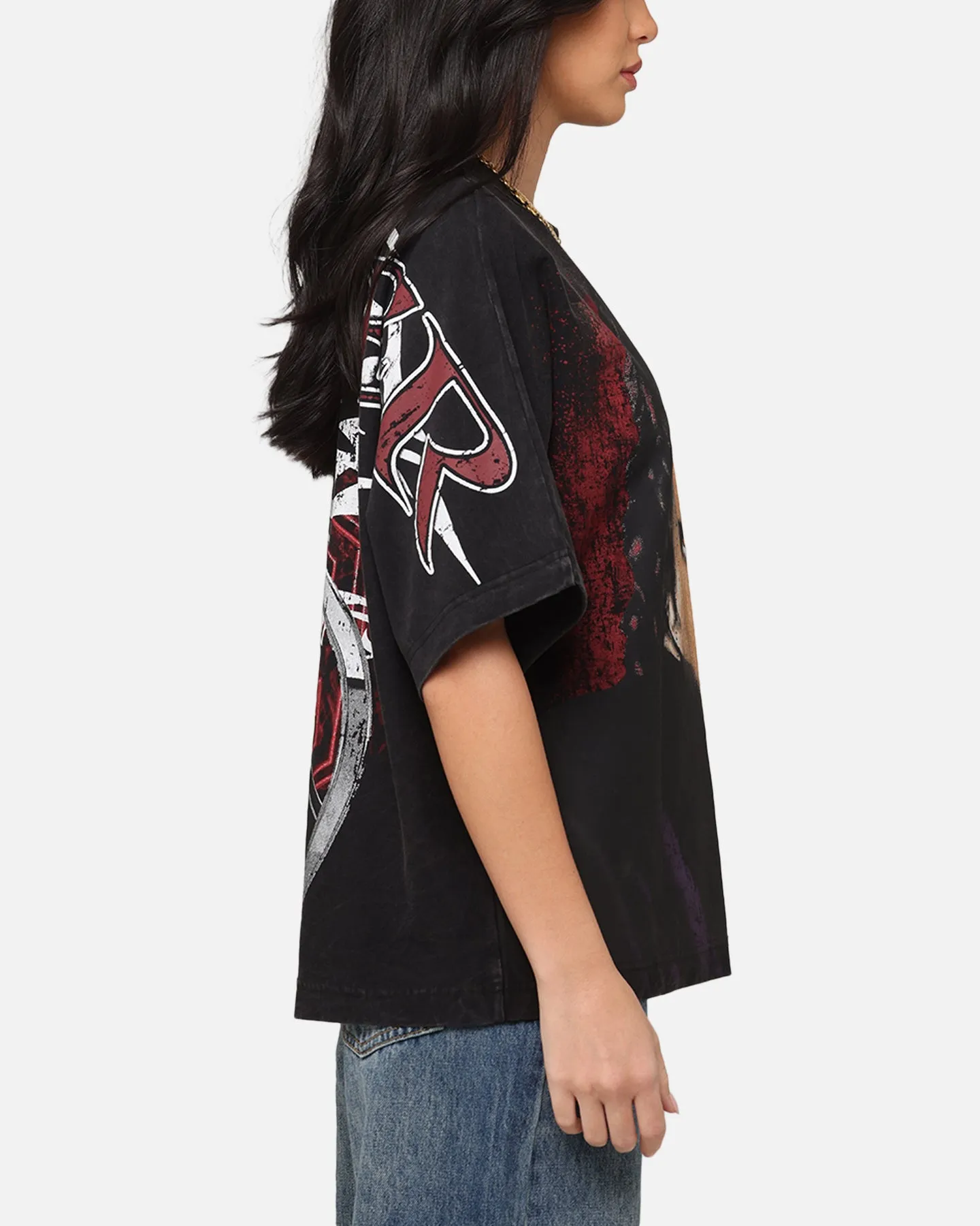 Loiter Star Wars Vader Boxy T-Shirt Washed Black sold by Culture Kings product image thumbnail 5