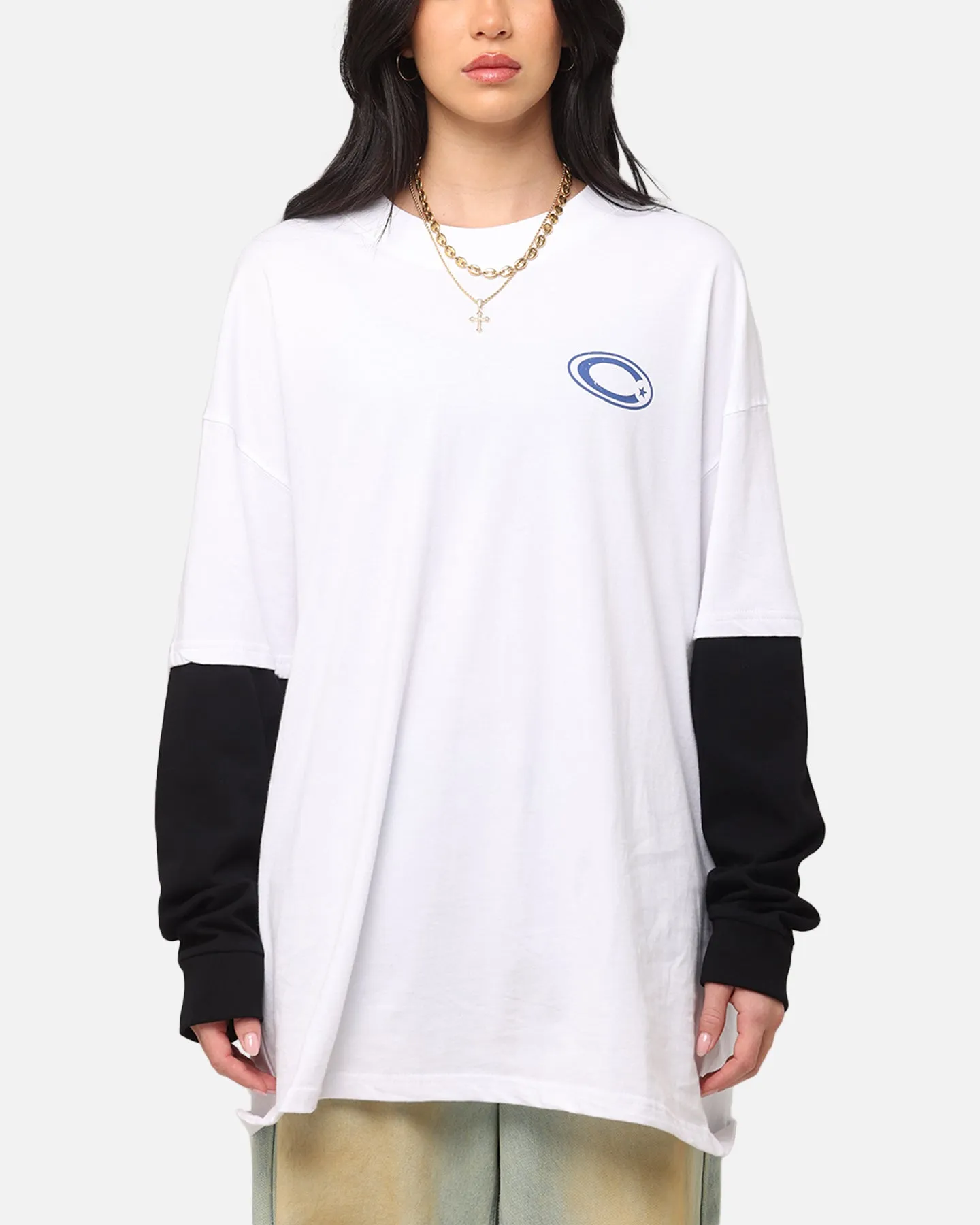 Carre C-Star Long Sleeve T-Shirt White/Black sold by Culture Kings product image thumbnail 2