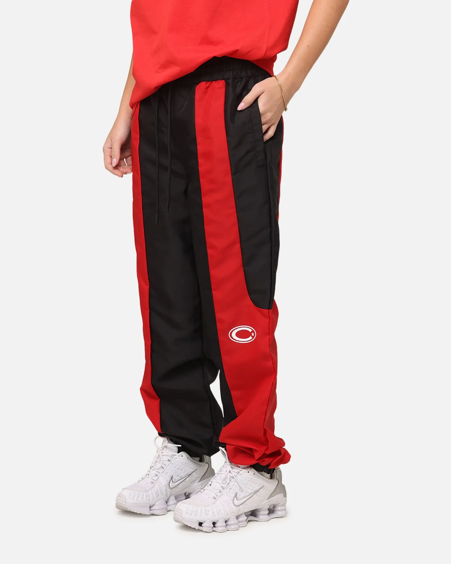 Carre Empire Panelled Trackpant Black/Red sold by Culture Kings product image thumbnail 5
