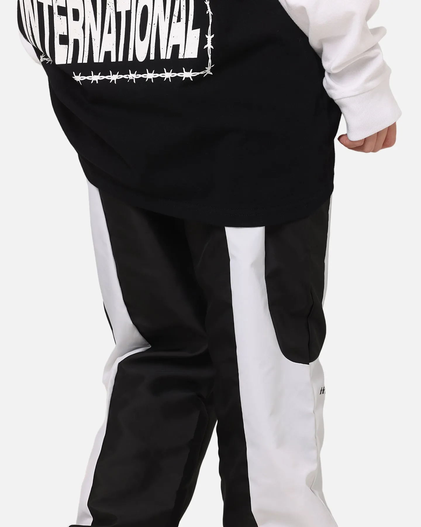 Carre Empire Panelled Trackpant Black/White sold by Culture Kings product image thumbnail 4