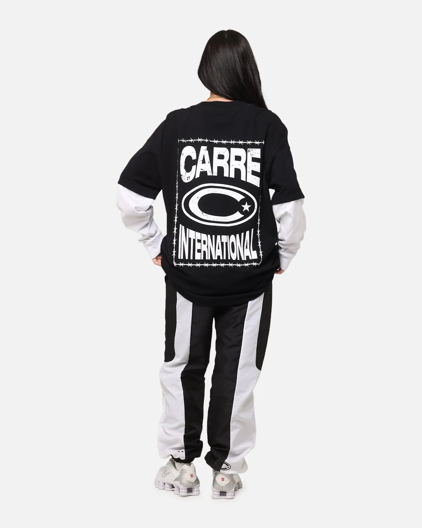Carre C-Star Long Sleeve T-Shirt Black/White sold by Culture Kings product image thumbnail 3