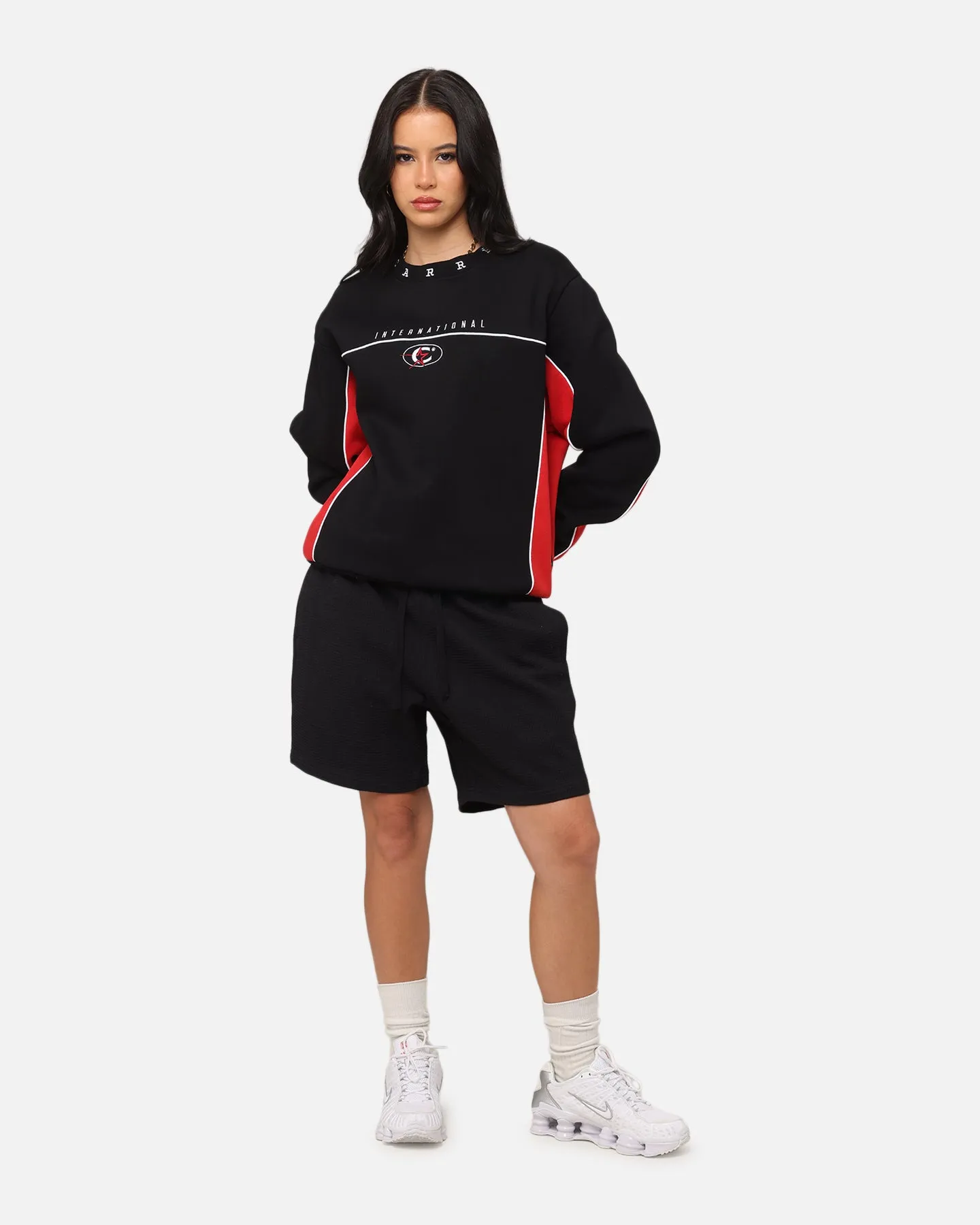 Carre International Crewneck Black/Red sold by Culture Kings product image thumbnail 3