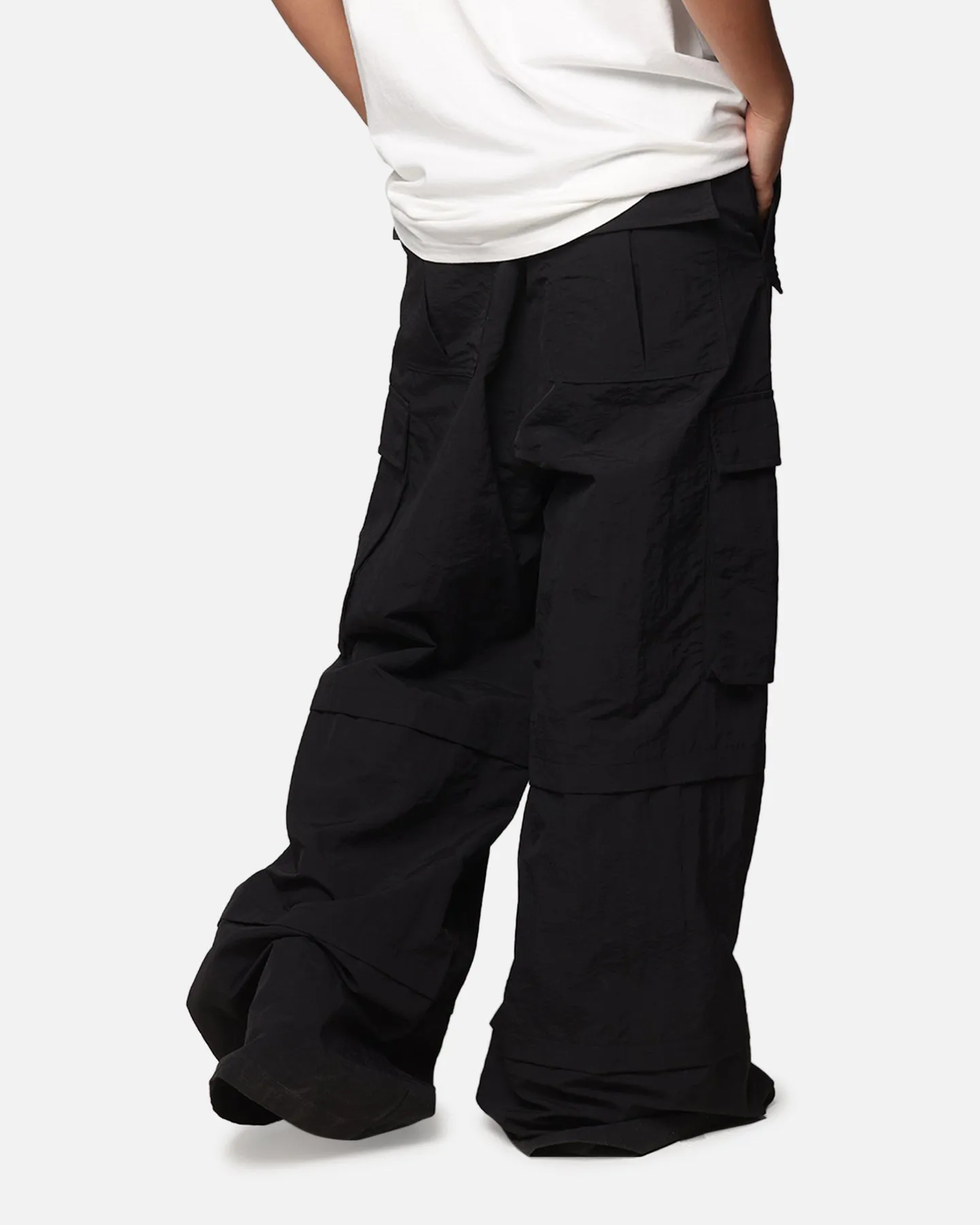 MNML Nylon Rave Cargo Pants Black sold by Culture Kings product image thumbnail 5