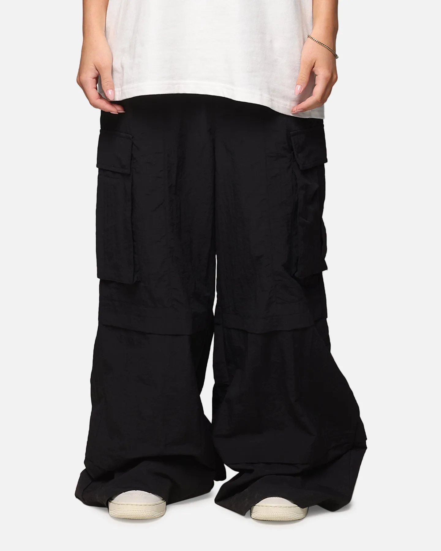 MNML Nylon Rave Cargo Pants Black sold by Culture Kings