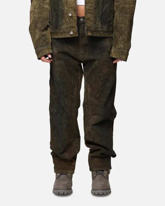 MNML V712 SL3 Suede Pants Olive/Black sold by Culture Kings