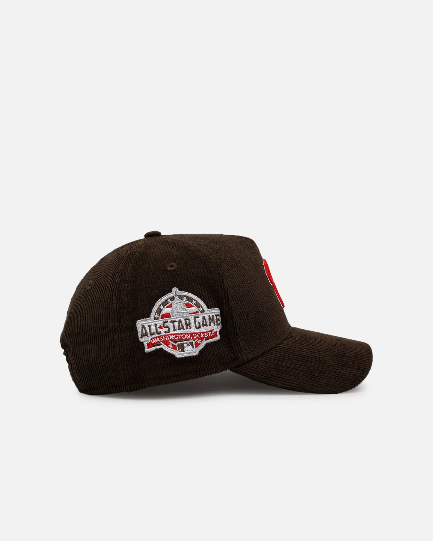 New Era Washington Nationals 'Walnut Cord' 9FORTY A-Frame Corduroy Snapback Walnut sold by Culture Kings product image thumbnail 4