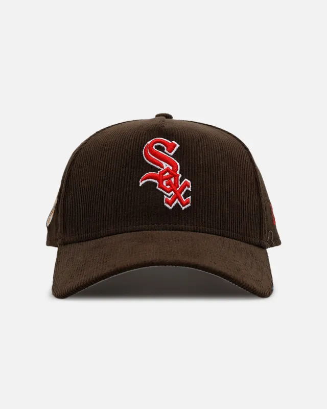 New Era Chicago White Sox 'Walnut Cord' 9FORTY A-Frame Corduroy Snapback Walnut sold by Culture Kings