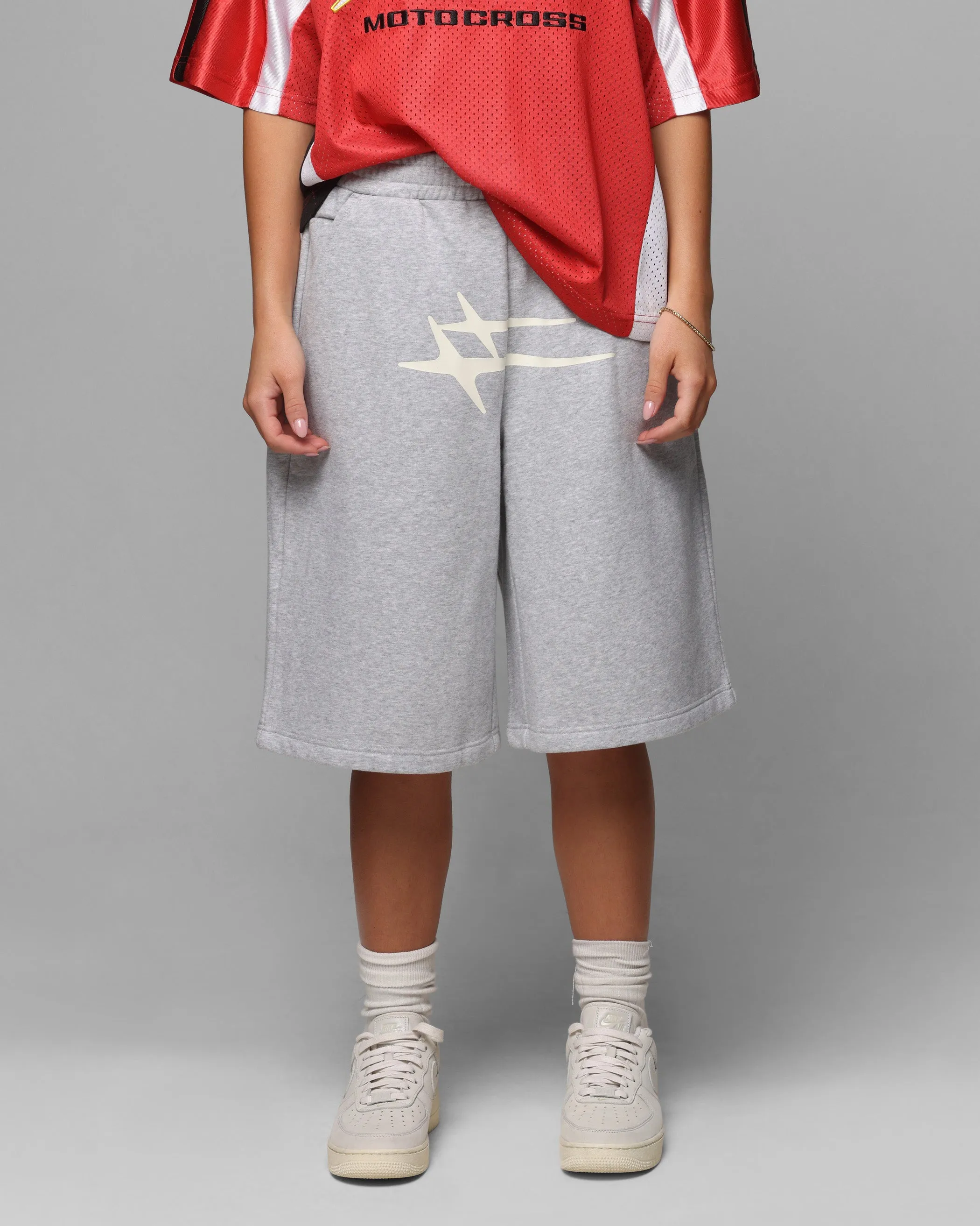 Loiter Hybrid Shorts Grey Marle sold by Culture Kings