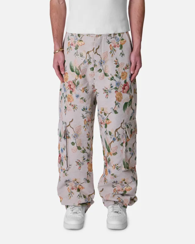 MNML Jacquard Rose Cargo Pants Gold sold by Culture Kings