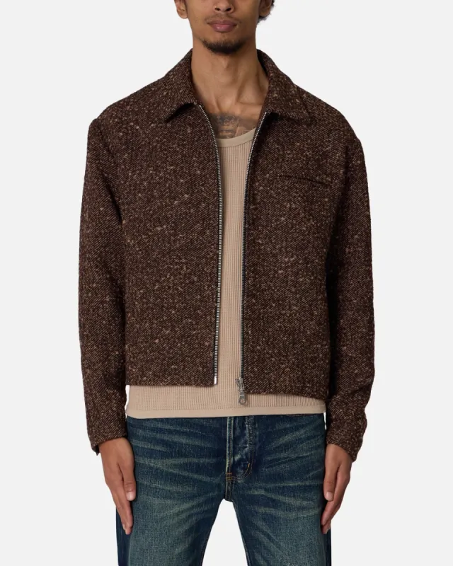 MNML Pea Pocket Wool Jacket Brown sold by Culture Kings