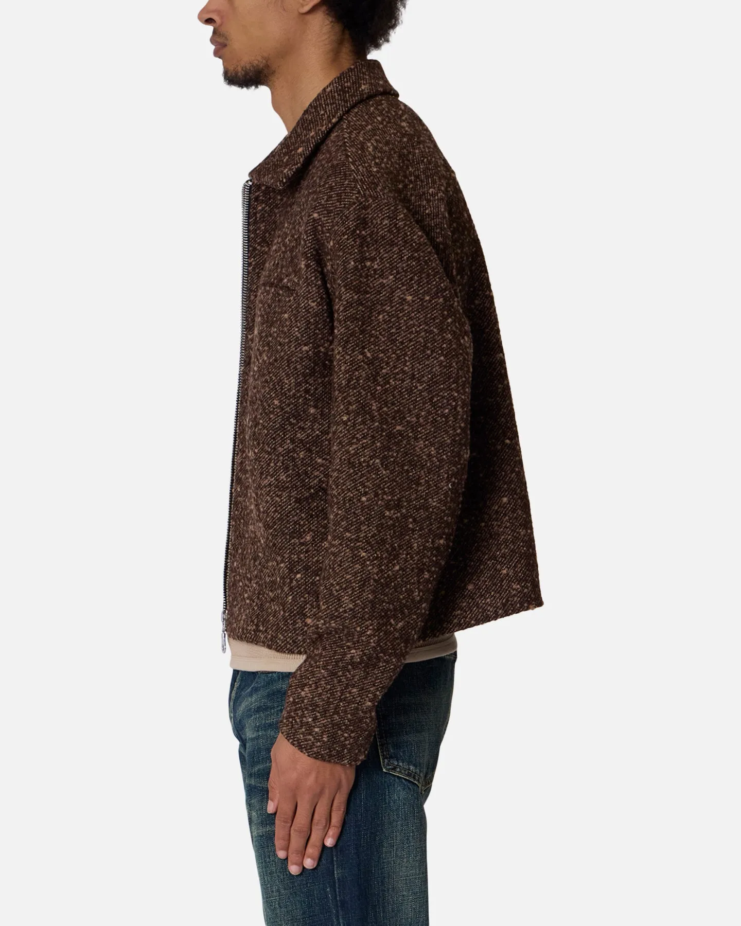 MNML Pea Pocket Wool Jacket Brown sold by Culture Kings product image thumbnail 3