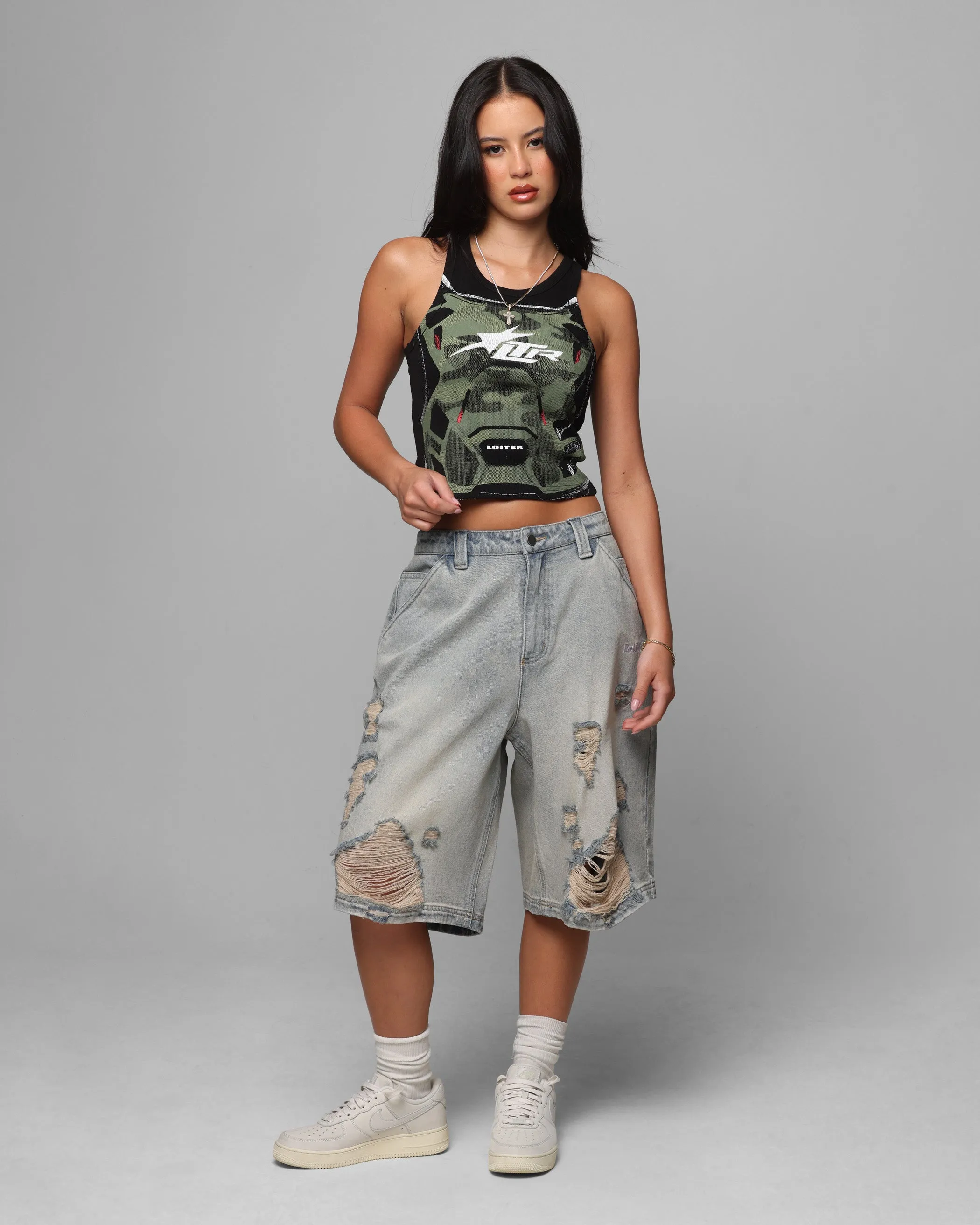 Loiter Women's Motorsport Tank Black sold by Culture Kings product image thumbnail 2