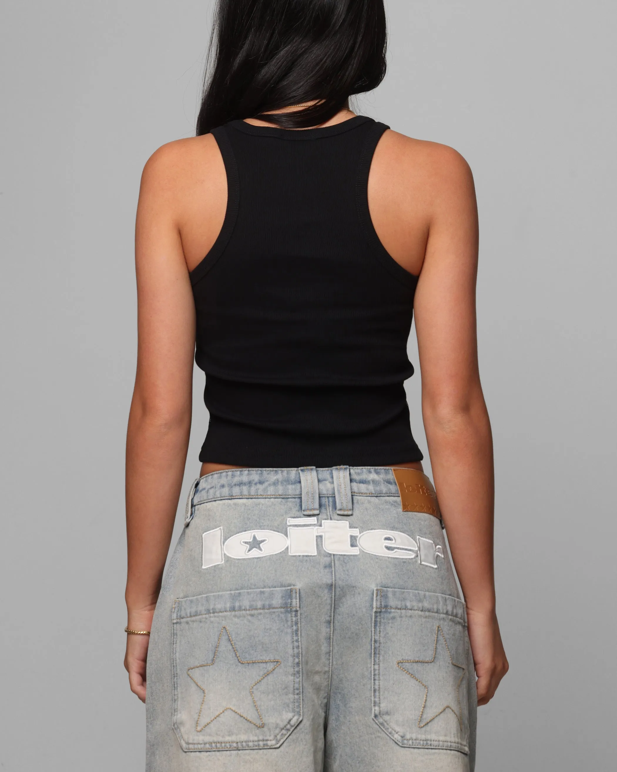 Loiter Women's Motorsport Tank Black sold by Culture Kings product image thumbnail 3