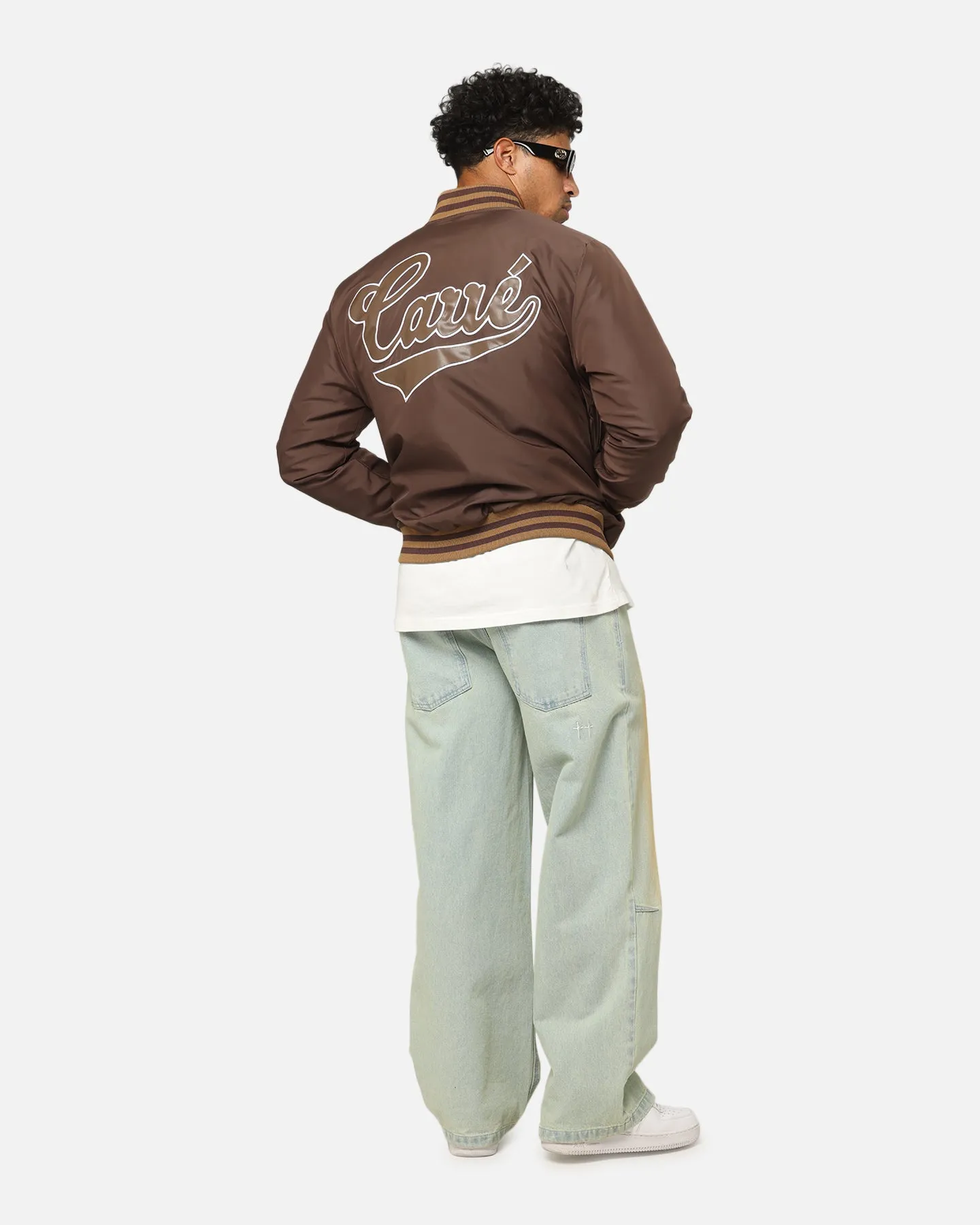 Carre Team Puffer Varsity Jacket Brown sold by Culture Kings product image thumbnail 3