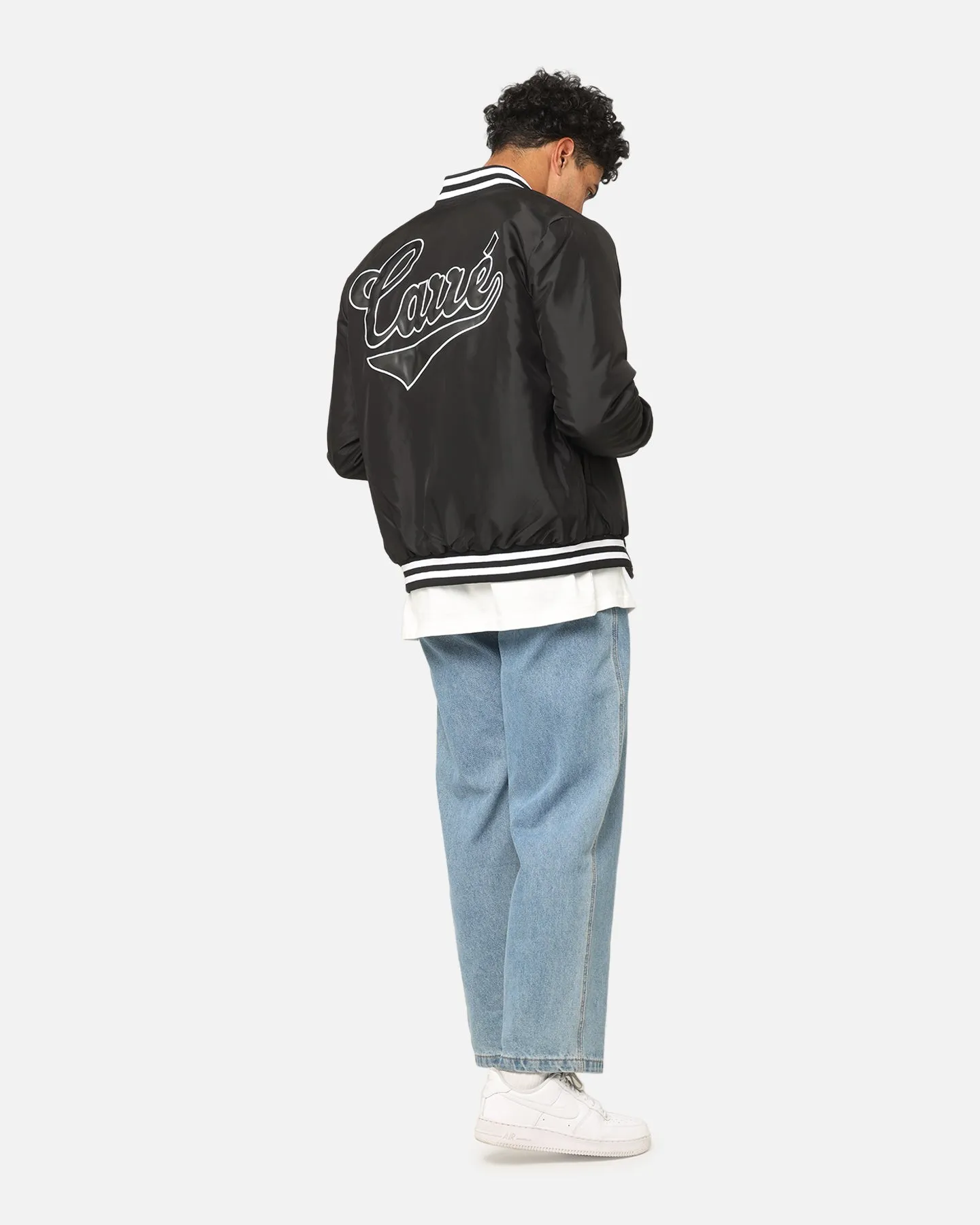Carre Team Puffer Varsity Jacket Black/White sold by Culture Kings product image thumbnail 4
