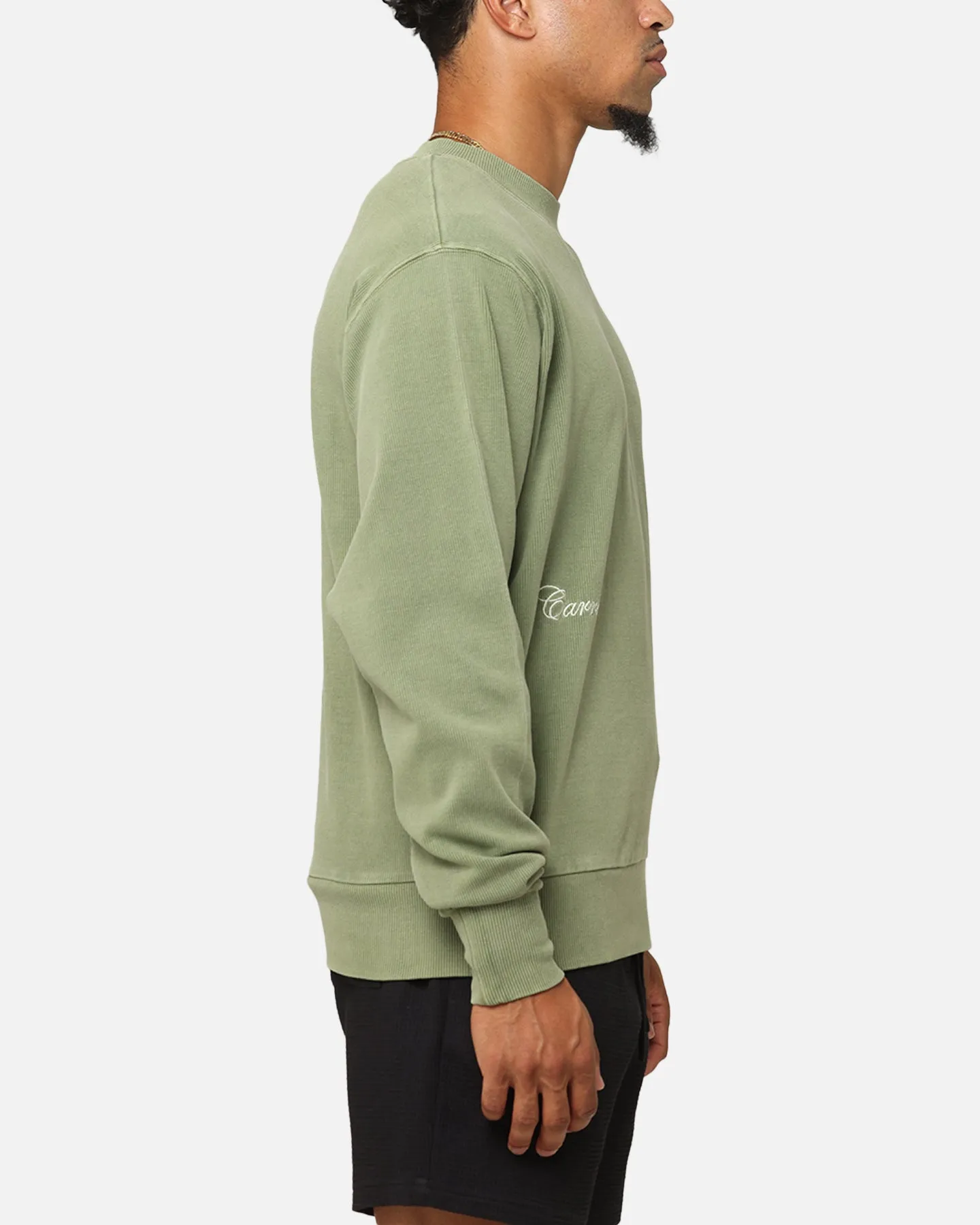 Carre Avenue Ribbed Crewneck Olive sold by Culture Kings product image thumbnail 4