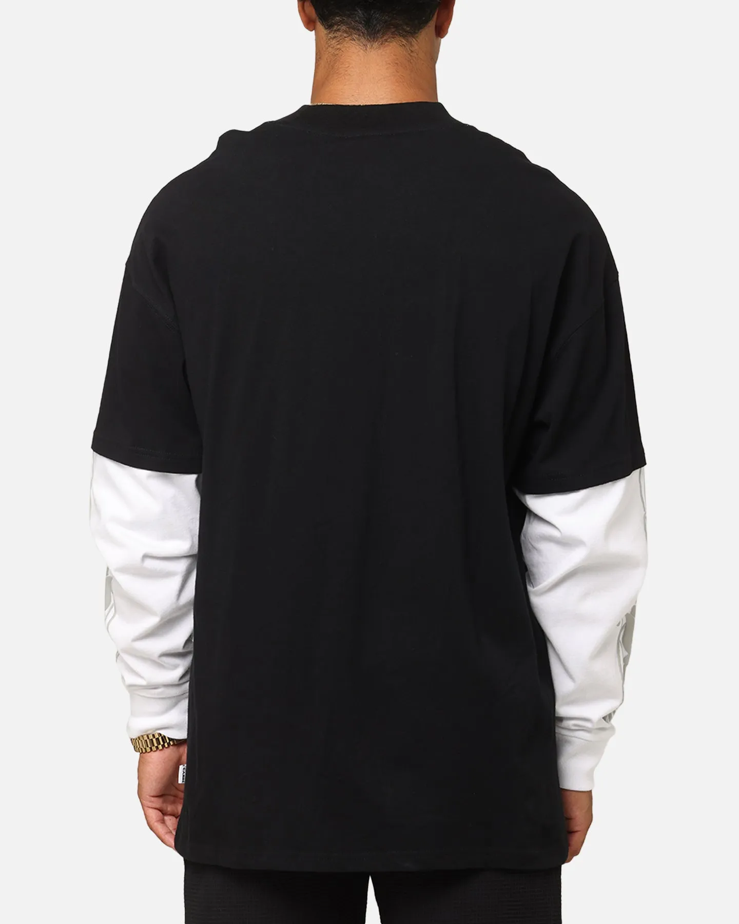 Carre Rosebowl Layered Long Sleeve T-Shirt Black/White sold by Culture Kings product image thumbnail 3