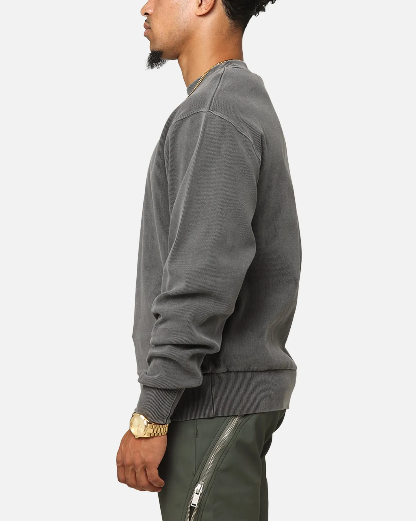 Carre Avenue Ribbed Crewneck Black sold by Culture Kings product image thumbnail 5