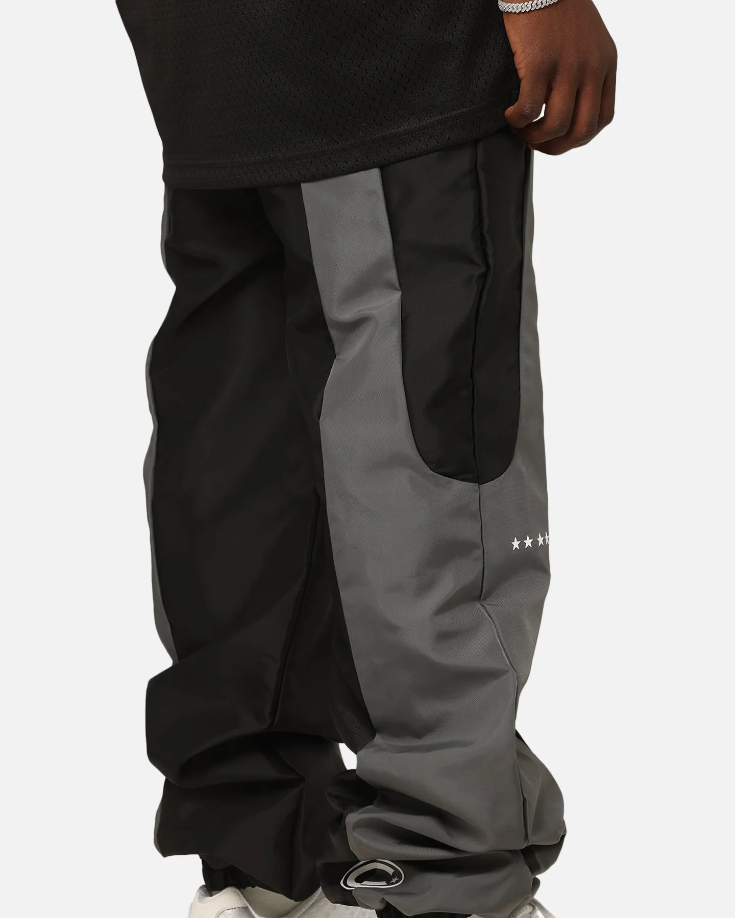 Carre Empire Panelled Trackpant Black/Grey sold by Culture Kings product image thumbnail 4