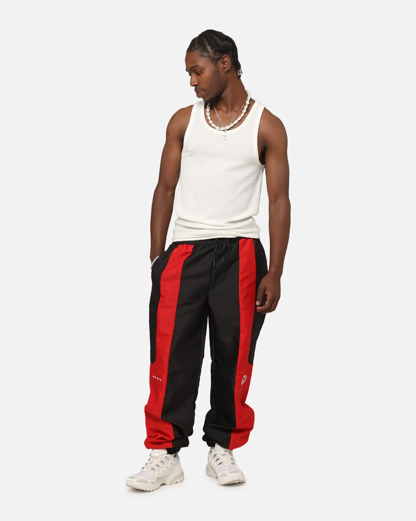 Carre Empire Panelled Trackpant Black/Red sold by Culture Kings product image thumbnail 2