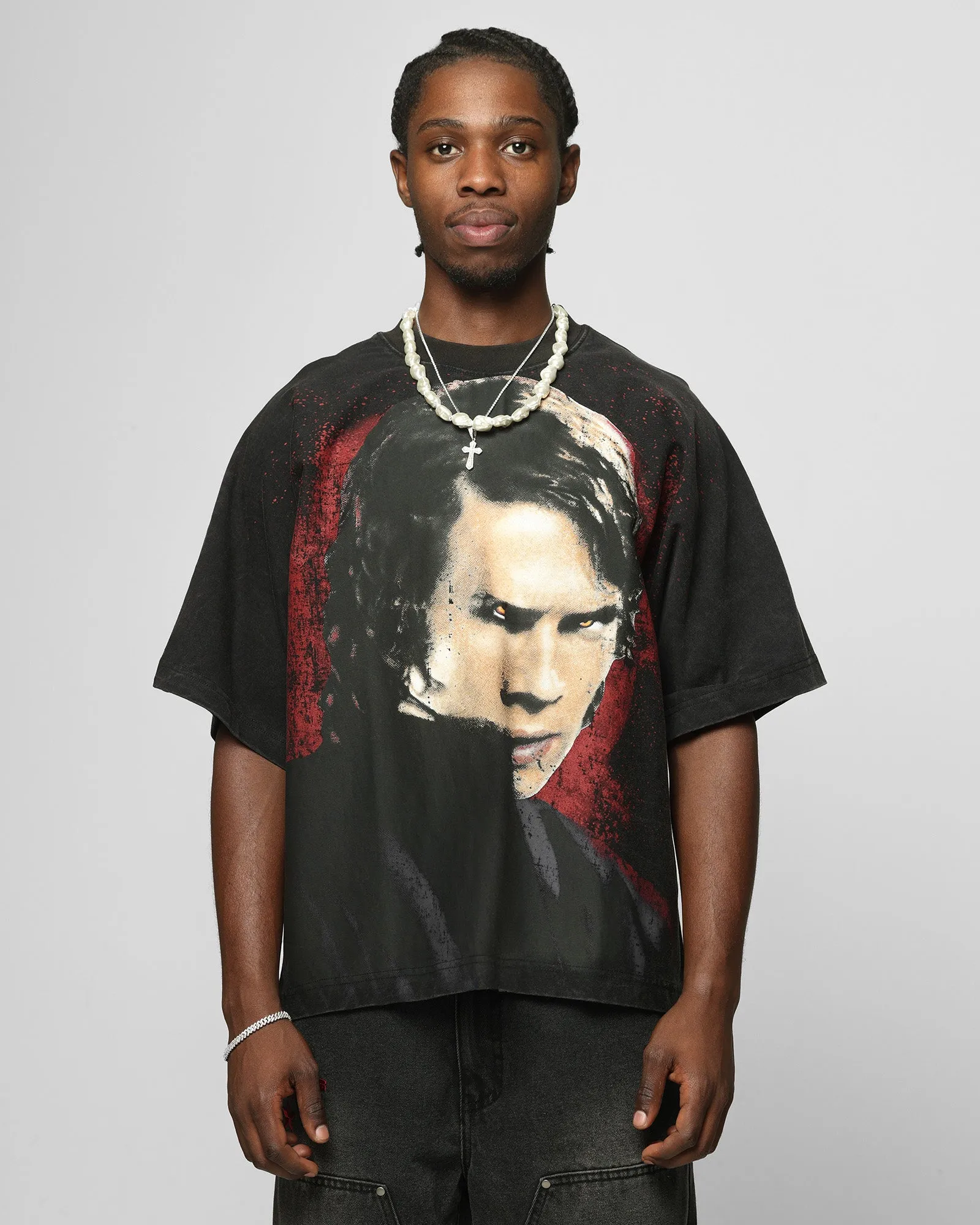 Loiter Star Wars Vader Boxy T-Shirt Washed Black sold by Culture Kings product image thumbnail 2