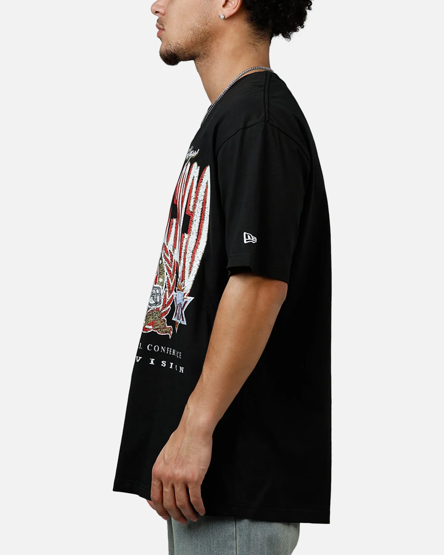 New Era San Francisco 49ers Essentials Boxy T-Shirt Black sold by Culture Kings product image thumbnail 5