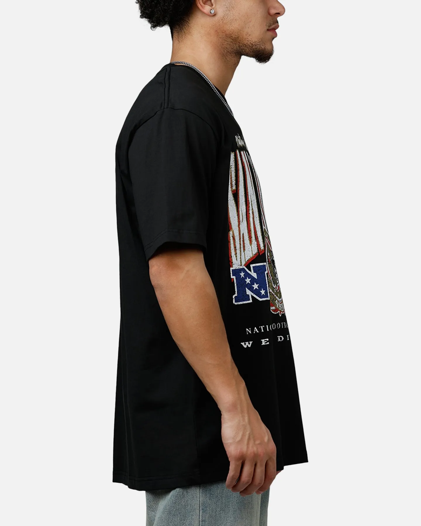 New Era San Francisco 49ers Essentials Boxy T-Shirt Black sold by Culture Kings product image thumbnail 4