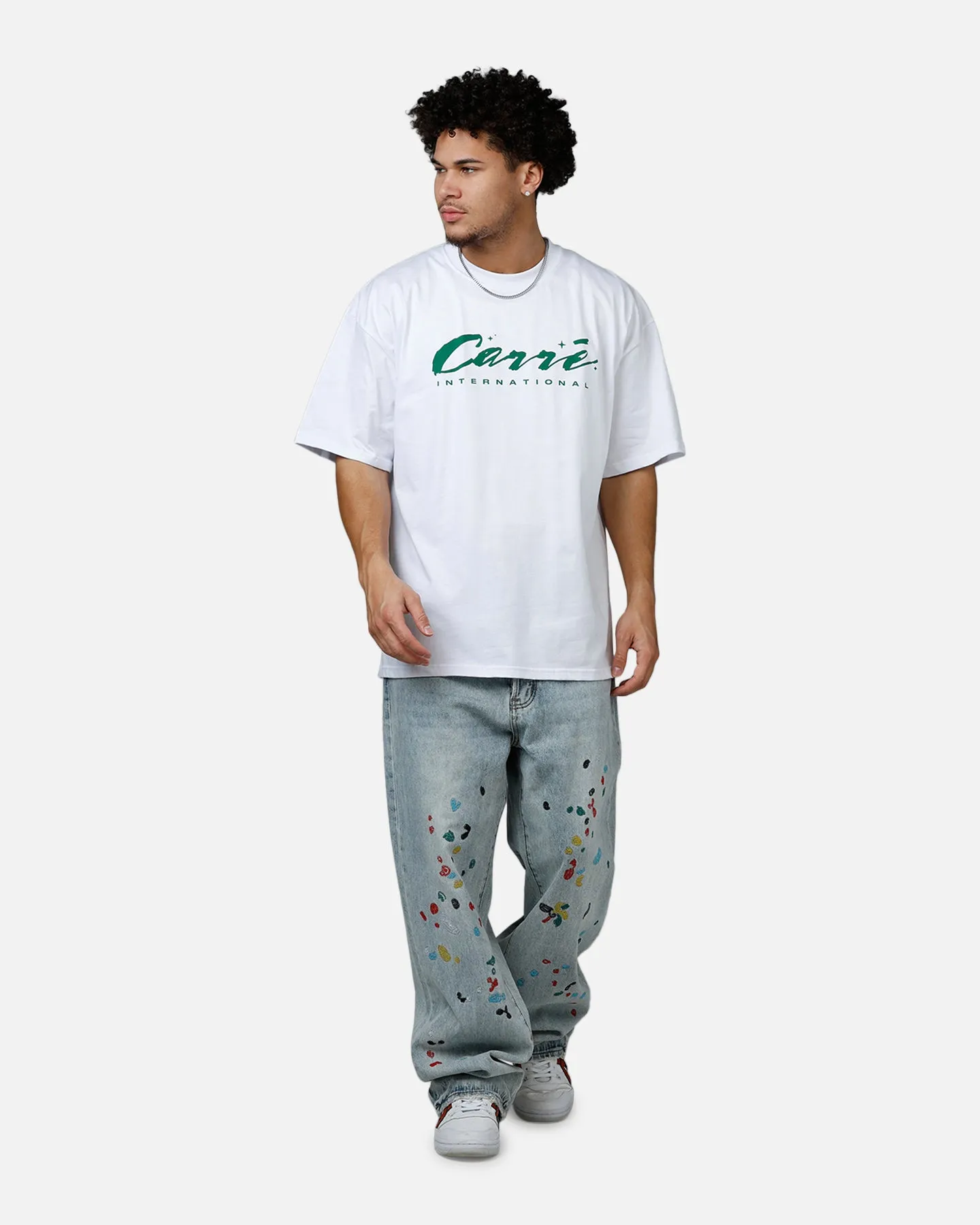 Carre Script Sport T-Shirt White sold by Culture Kings product image thumbnail 3