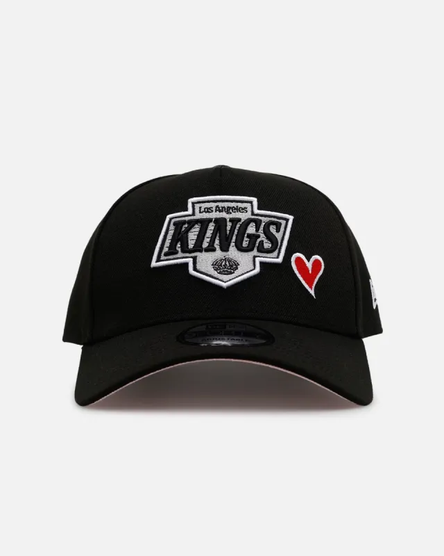New Era Los Angeles Kings 'Team Color Hearts' 9FORTY A-Frame Snapback Official Team Color sold by Culture Kings
