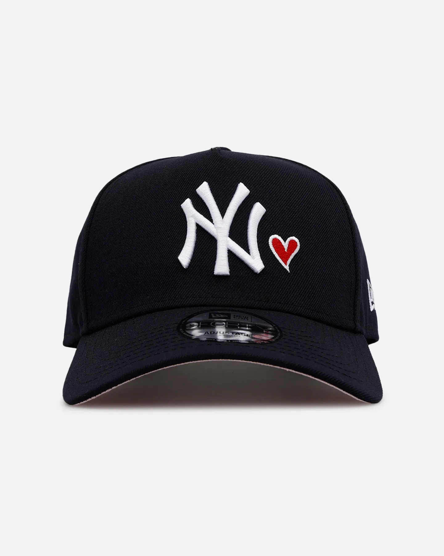 New Era New York Yankees 'Team Color Hearts' 9FORTY A-Frame Snapback Navy sold by Culture Kings