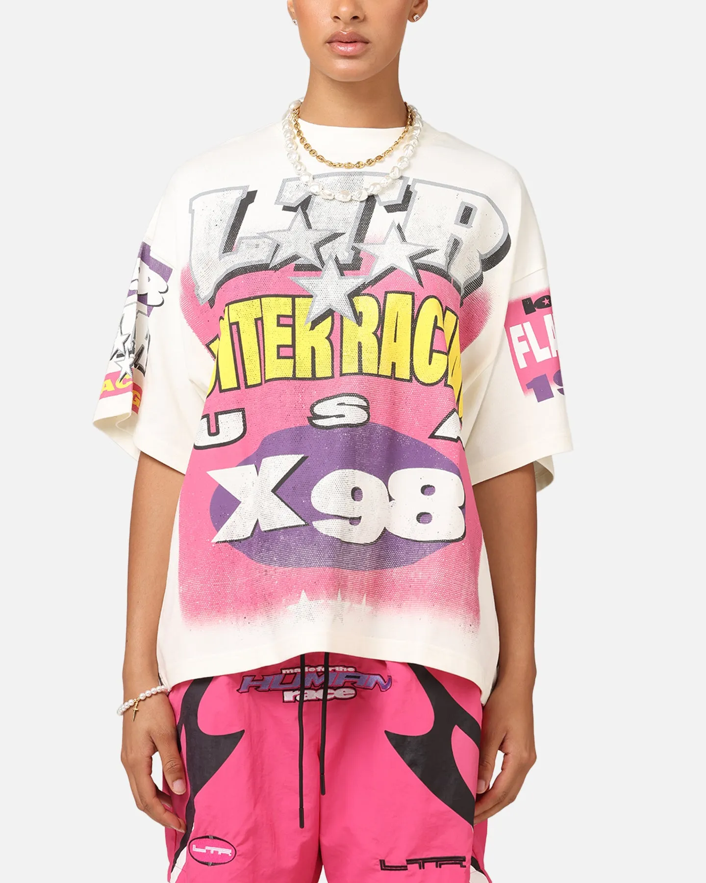 Loiter Racer Box T-Shirt Off White sold by Culture Kings