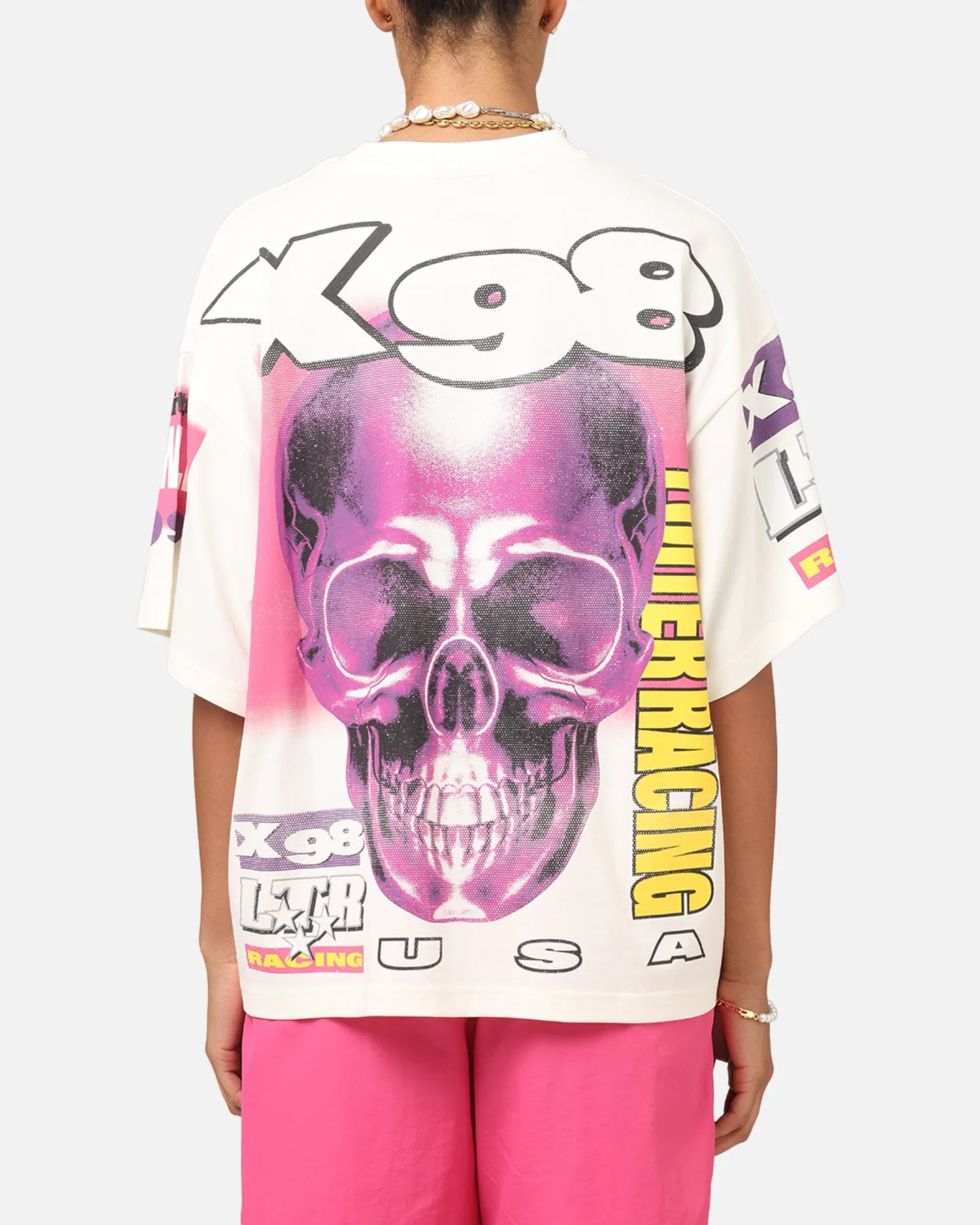 Loiter Racer Box T-Shirt Off White sold by Culture Kings product image thumbnail 2