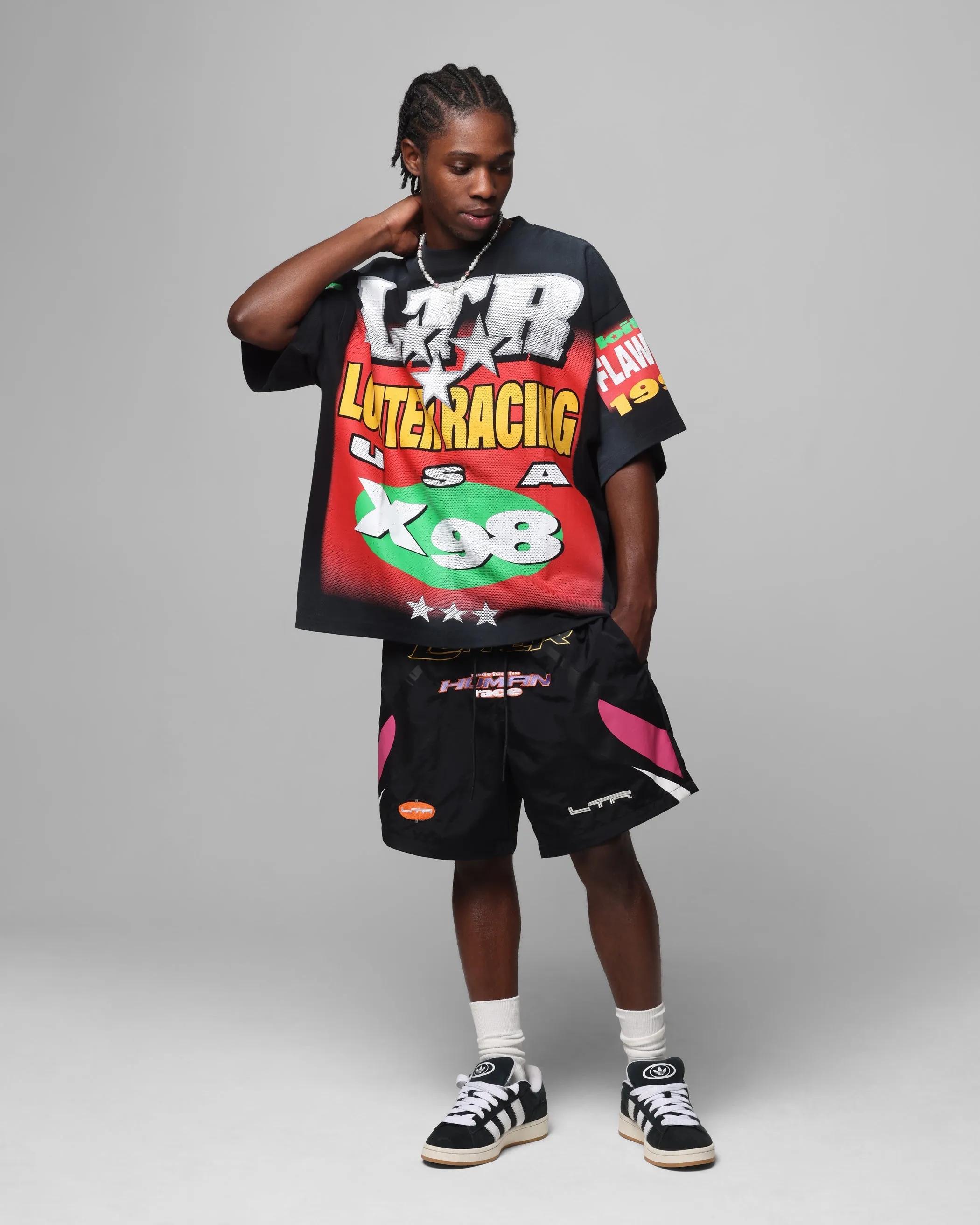 Loiter Racer Box T-Shirt Vintage Black sold by Culture Kings product image thumbnail 3