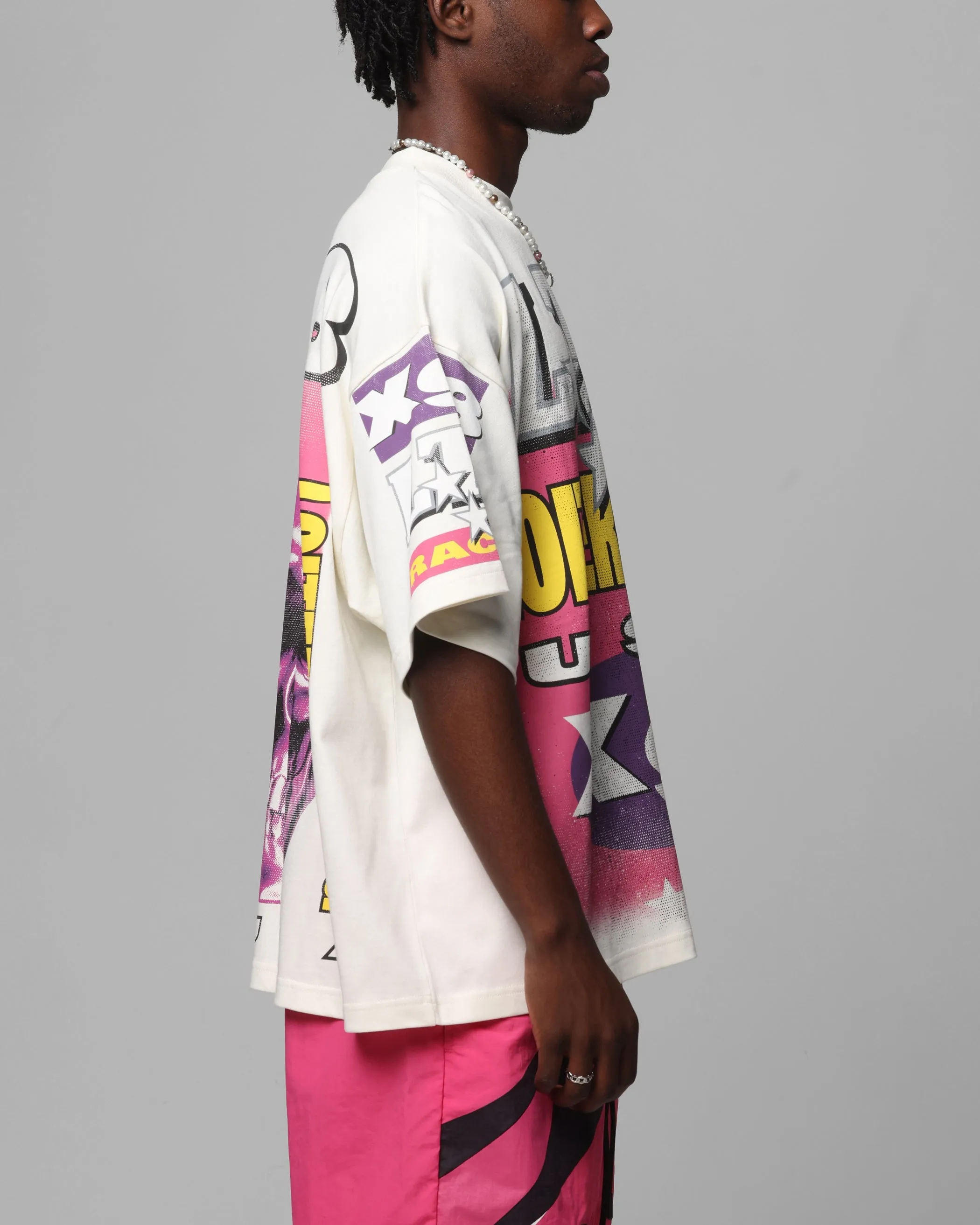 Loiter Racer Box T-Shirt Off White sold by Culture Kings product image thumbnail 5