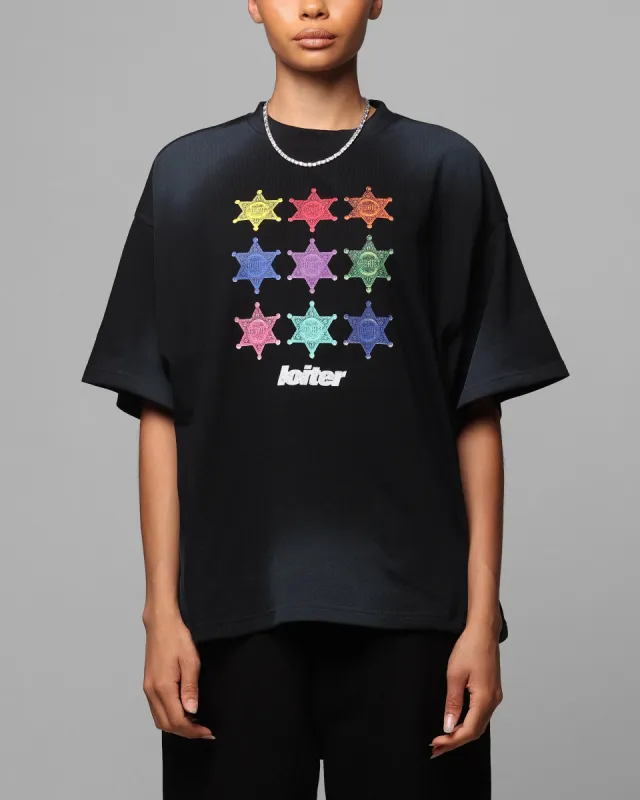 Loiter Sherif Vintage T-Shirt Washed Black sold by Culture Kings