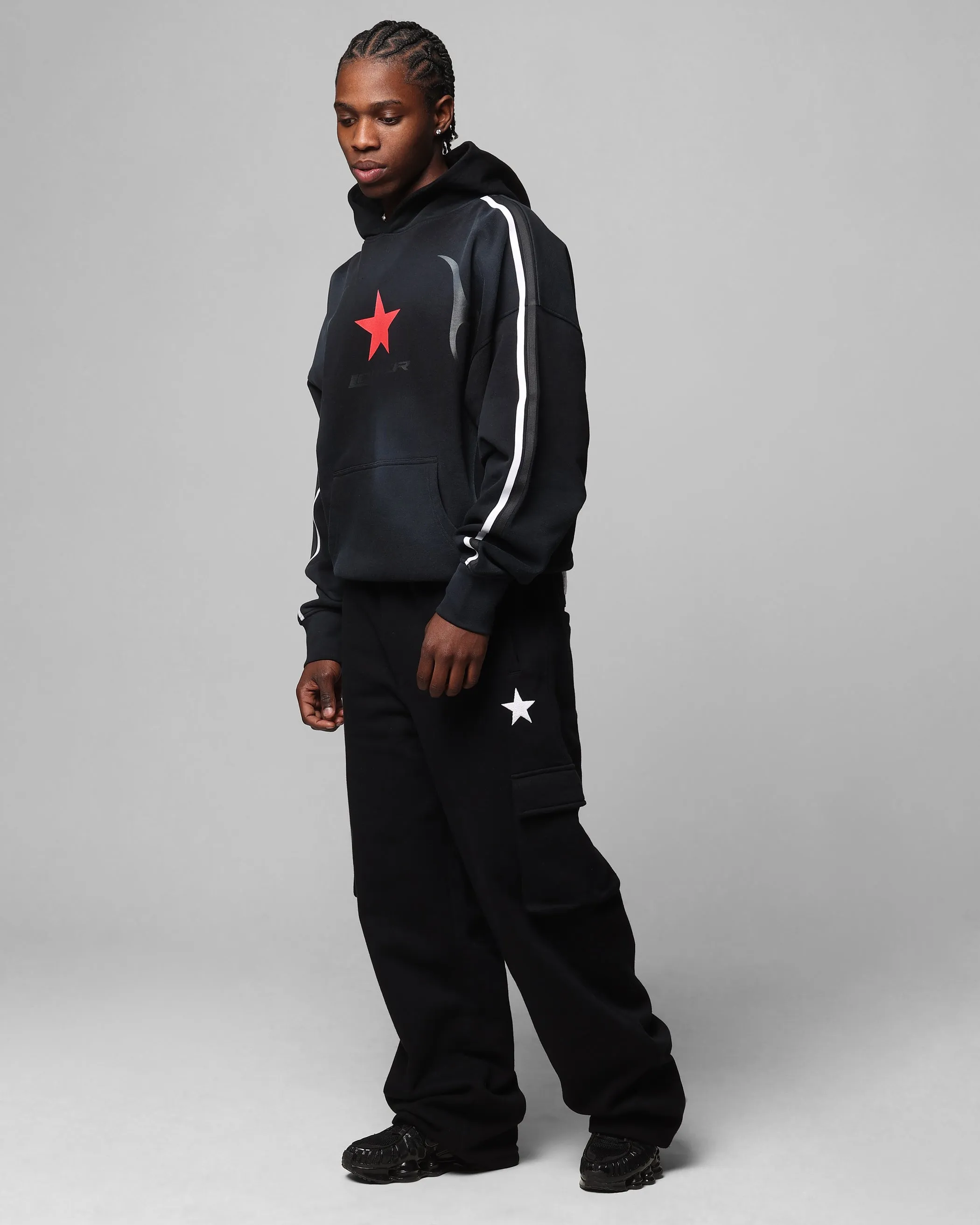 Loiter Trackstar Hoodie Washed Black sold by Culture Kings product image thumbnail 3