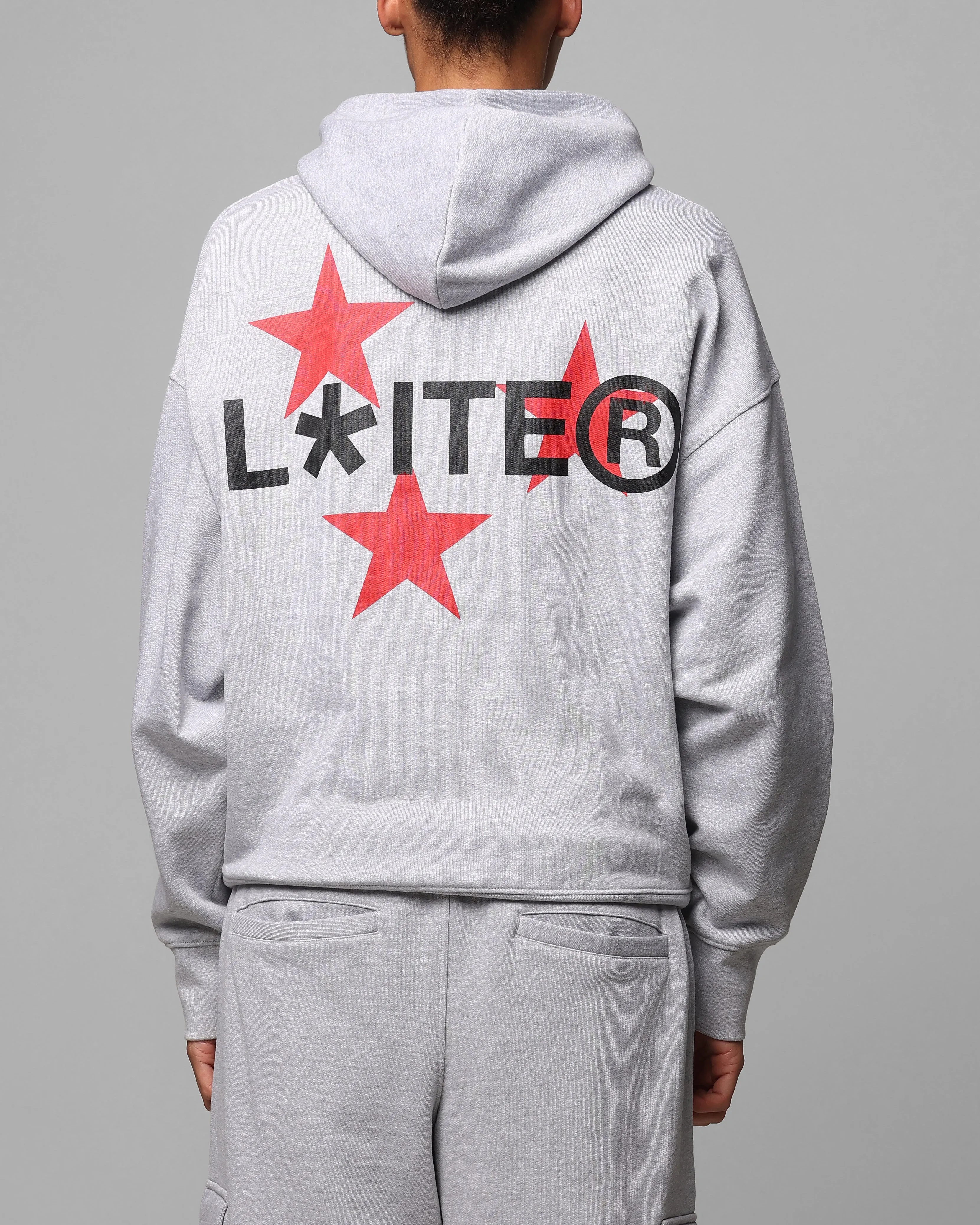 Loiter Trackstar Hoodie Grey Marle sold by Culture Kings product image thumbnail 2