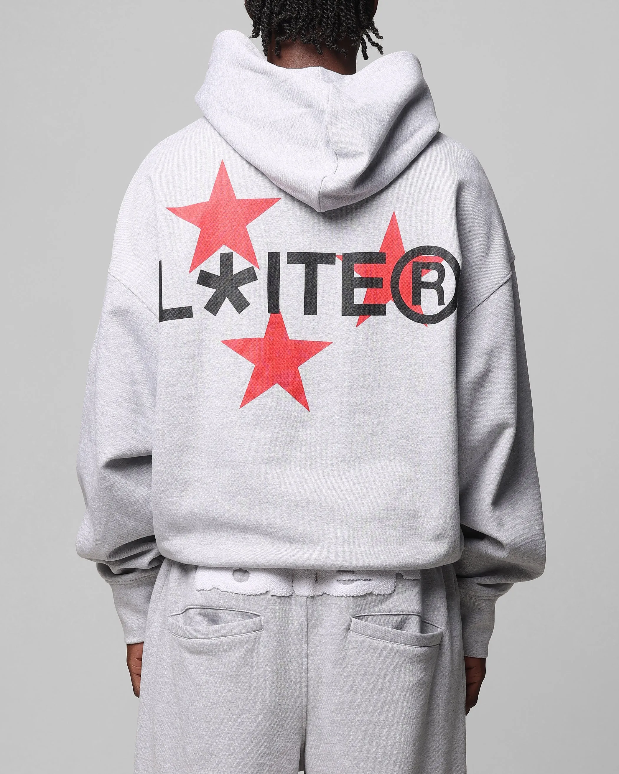 Loiter Trackstar Hoodie Grey Marle sold by Culture Kings product image thumbnail 2