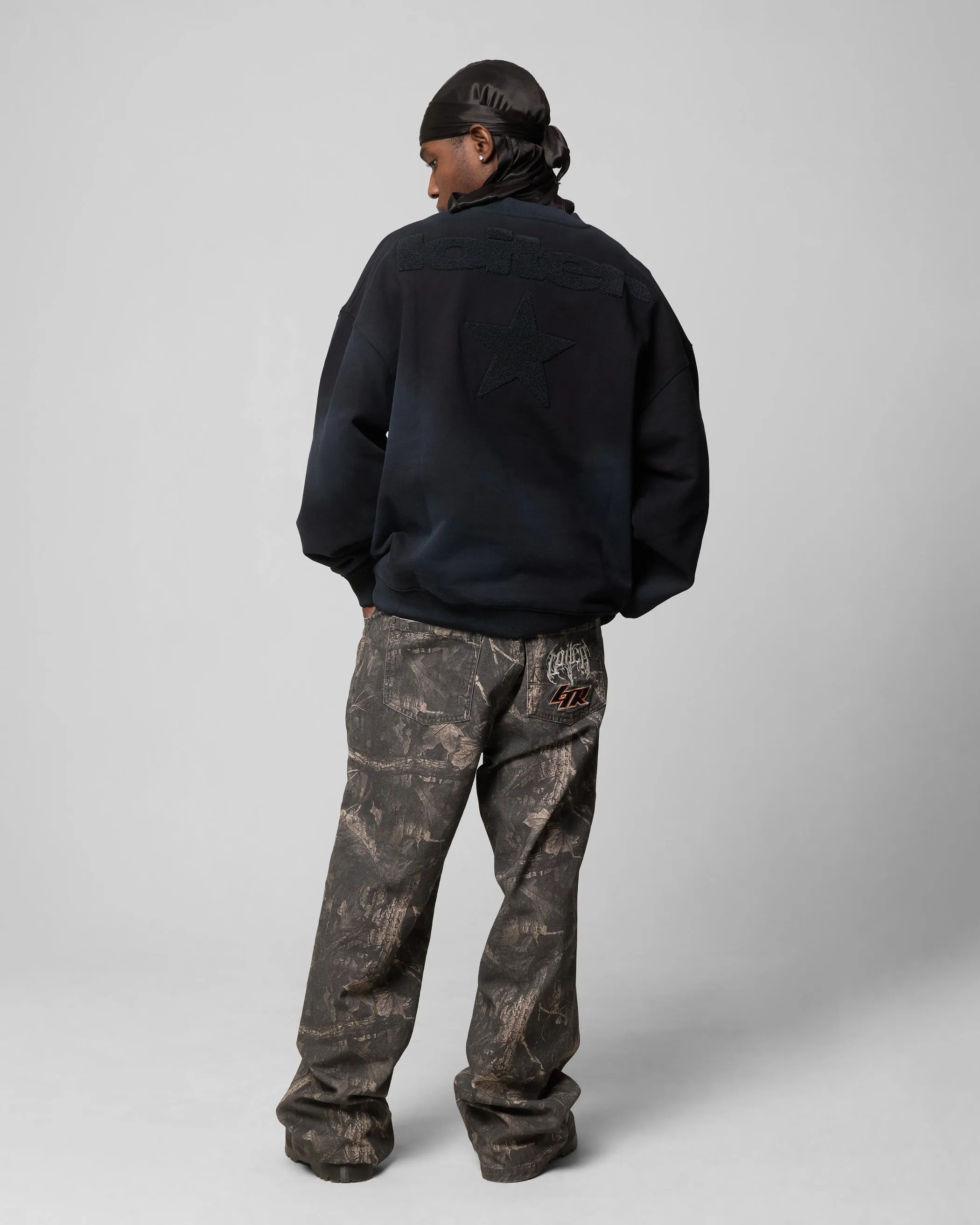 Loiter Premium Essentials Crewneck Washed Black sold by Culture Kings product image thumbnail 4