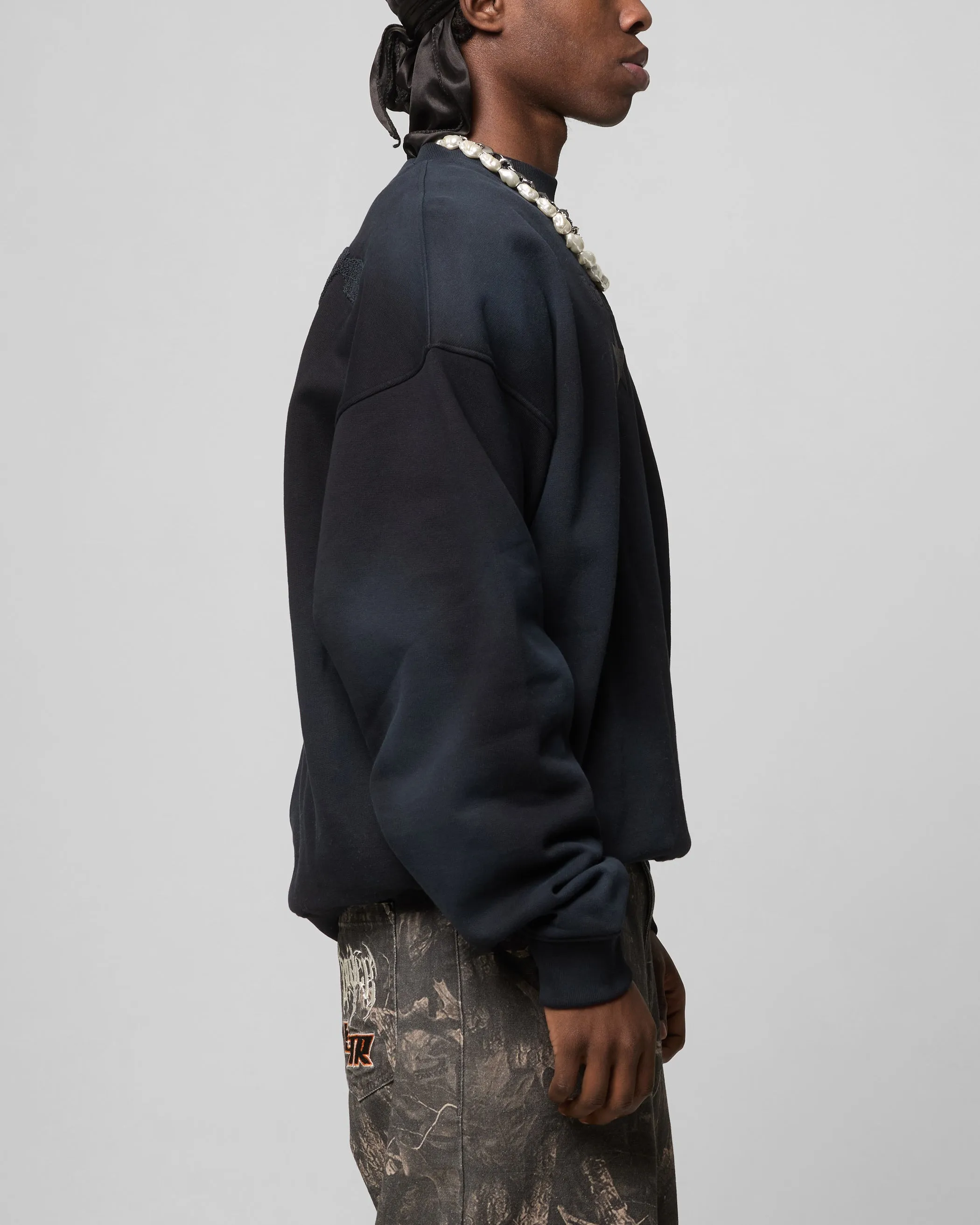 Loiter Premium Essentials Crewneck Washed Black sold by Culture Kings product image thumbnail 5